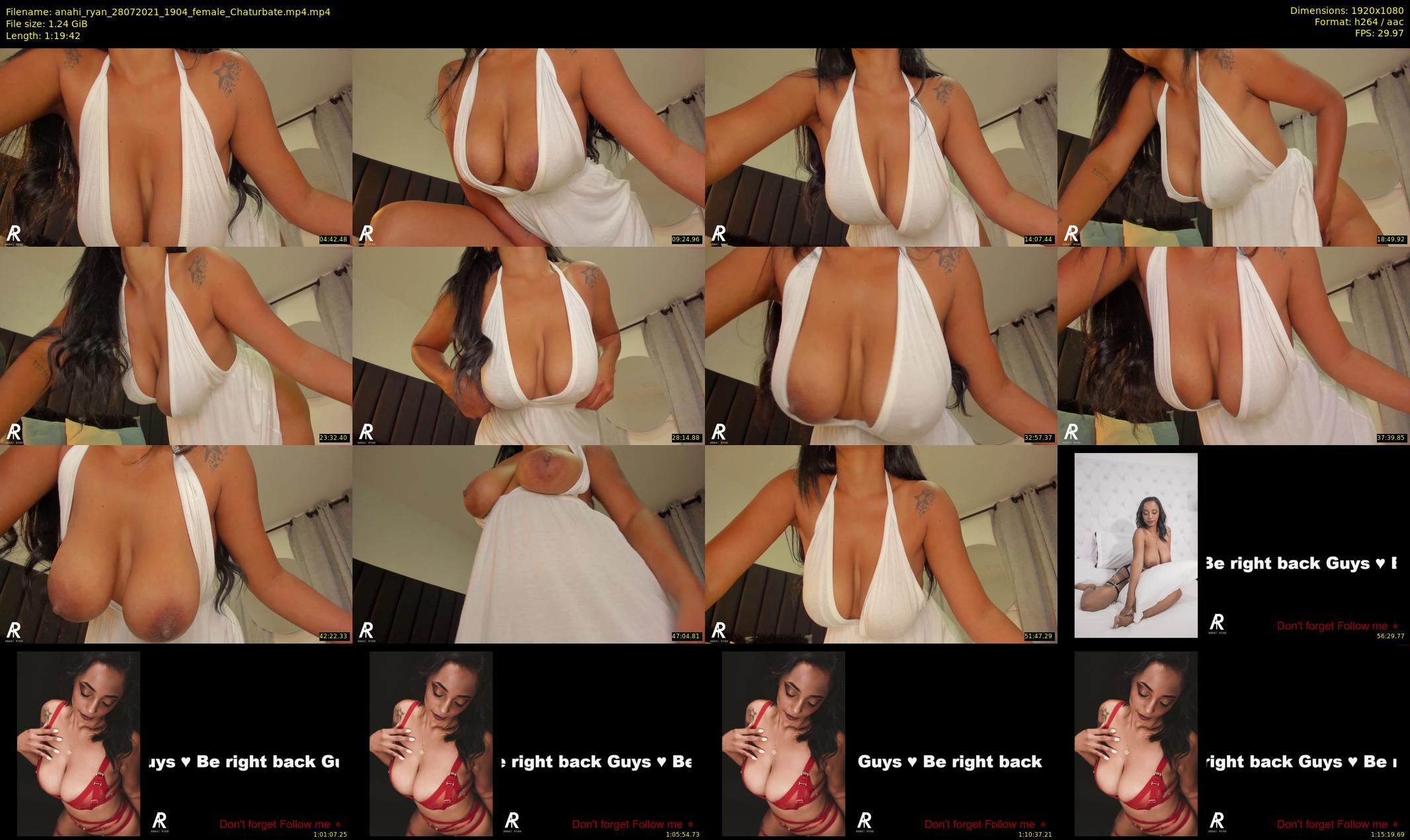 anahi_ryan — 80 minute Chaturbate female cam show recording, 1080p, Jul 28, 2021