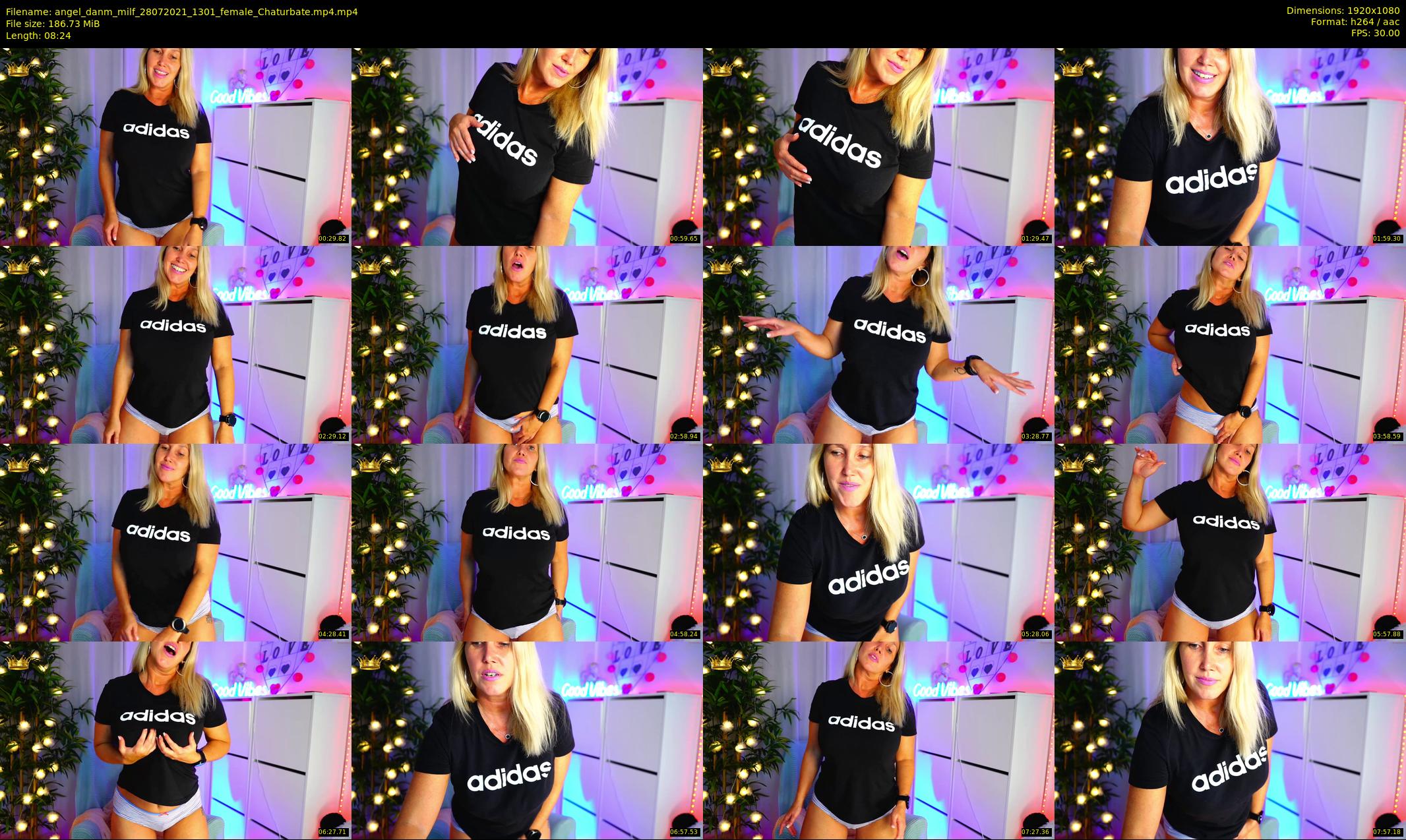 angel_danm_milf — 9 minute Chaturbate female cam show recording, 1080p, Jul 28, 2021