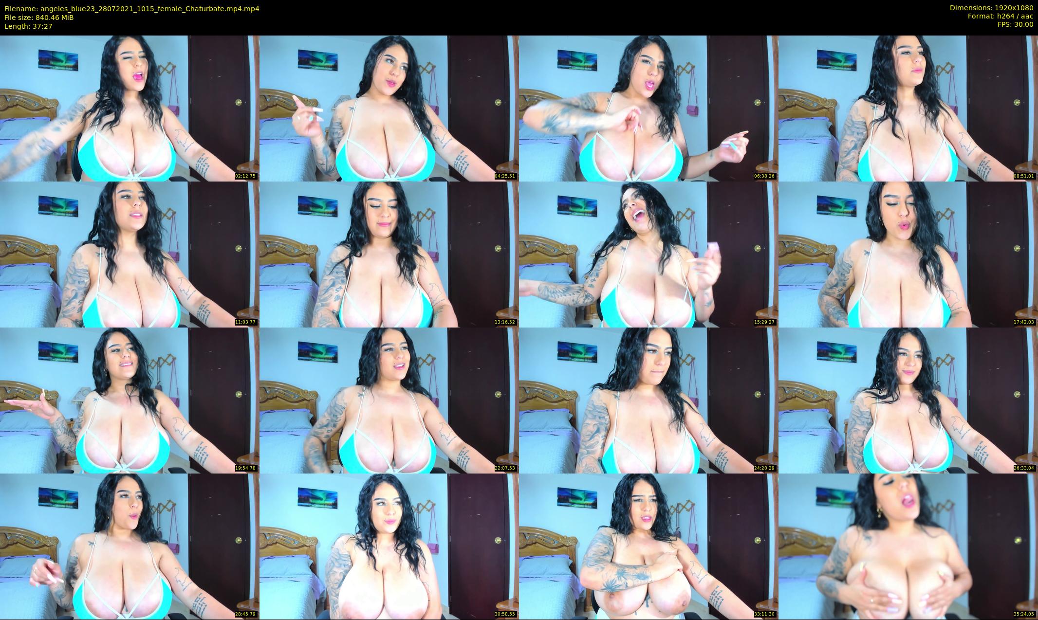 angeles_blue23 — 38 minute Chaturbate female cam show recording, 1080p, Jul 28, 2021