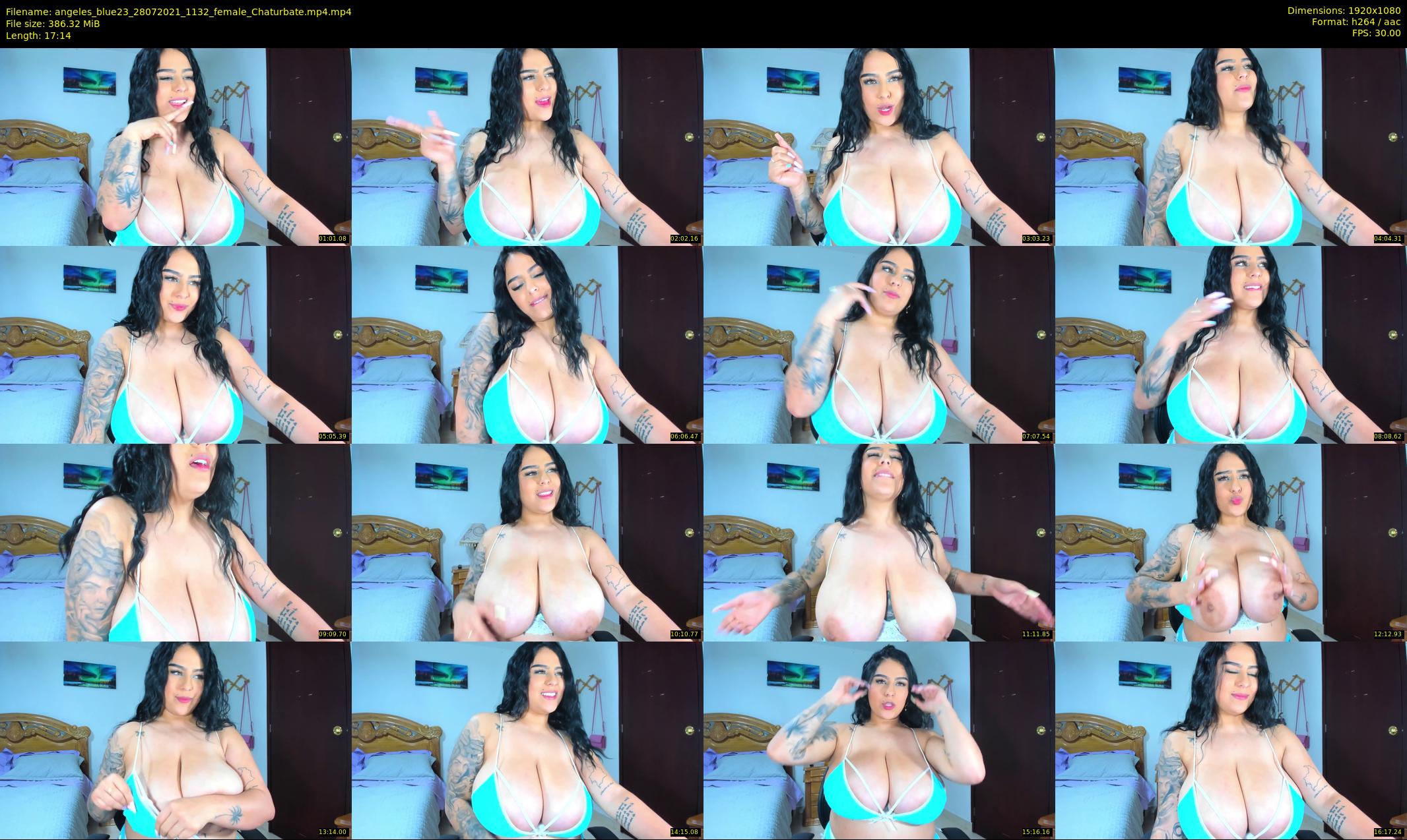 angeles_blue23 — 18 minute Chaturbate female cam show recording, 1080p, Jul 28, 2021