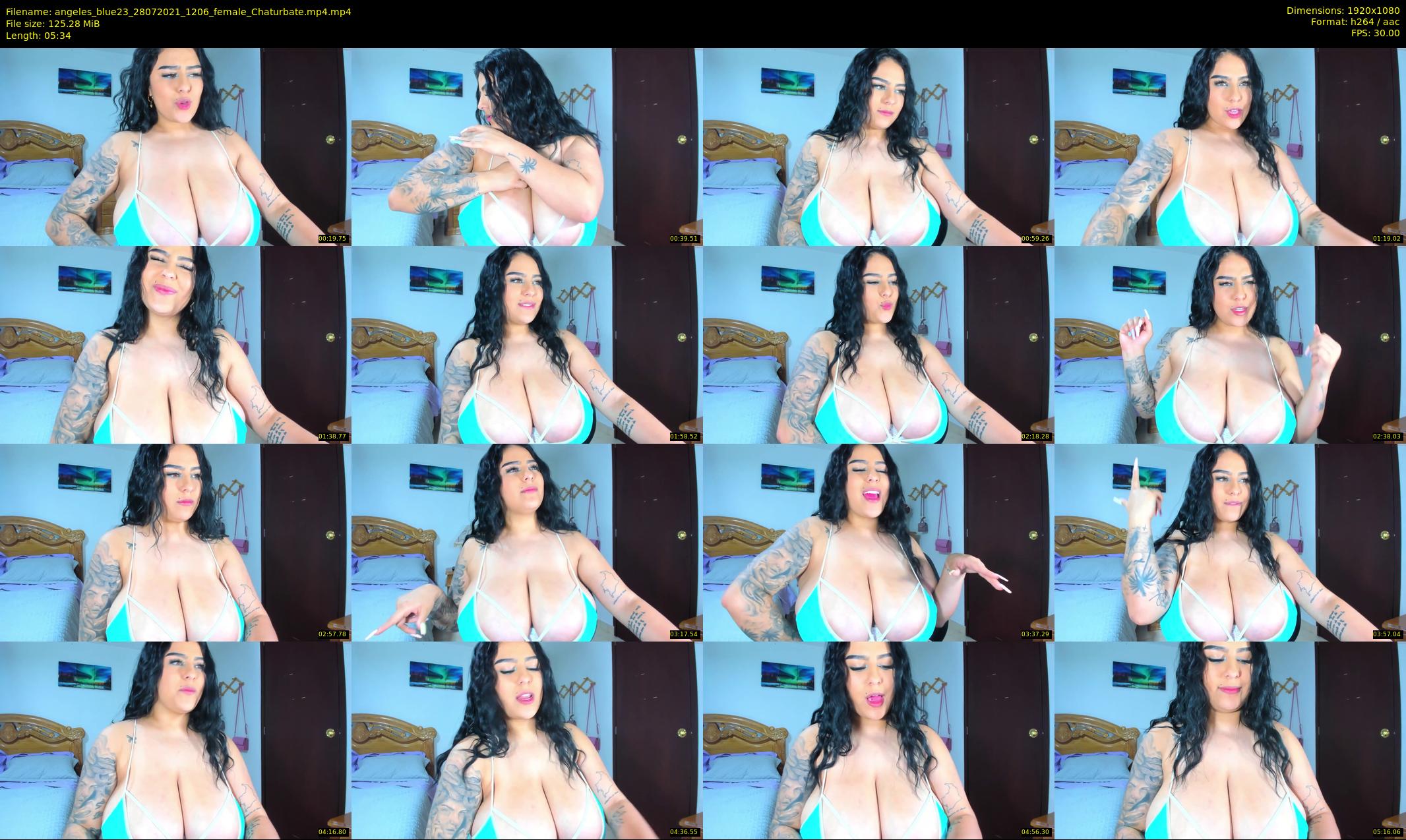 angeles_blue23 — 6 minute Chaturbate female cam show recording, 1080p, Jul 28, 2021