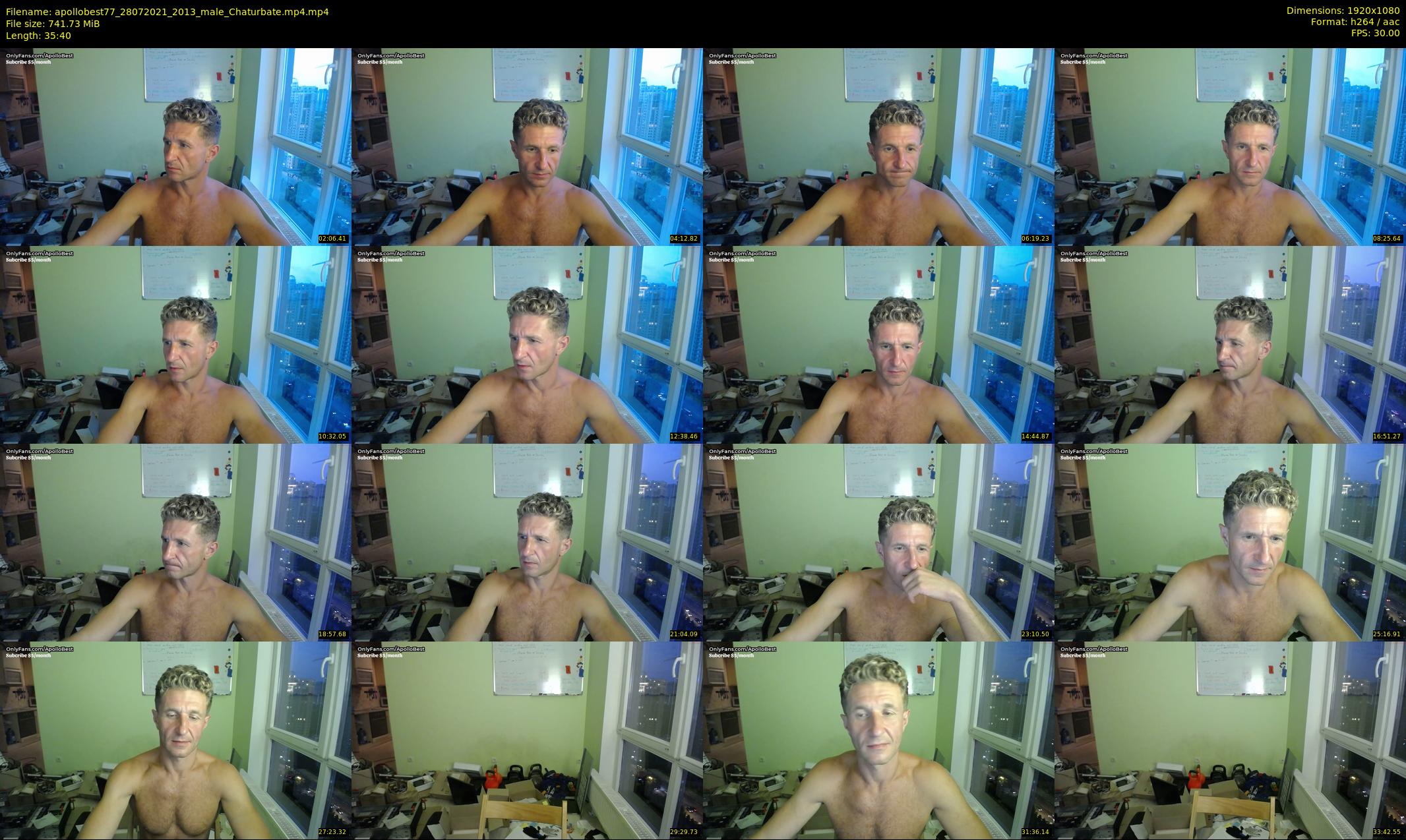 apollobest77 — 36 minute Chaturbate male cam show recording, 1080p, Jul 28, 2021
