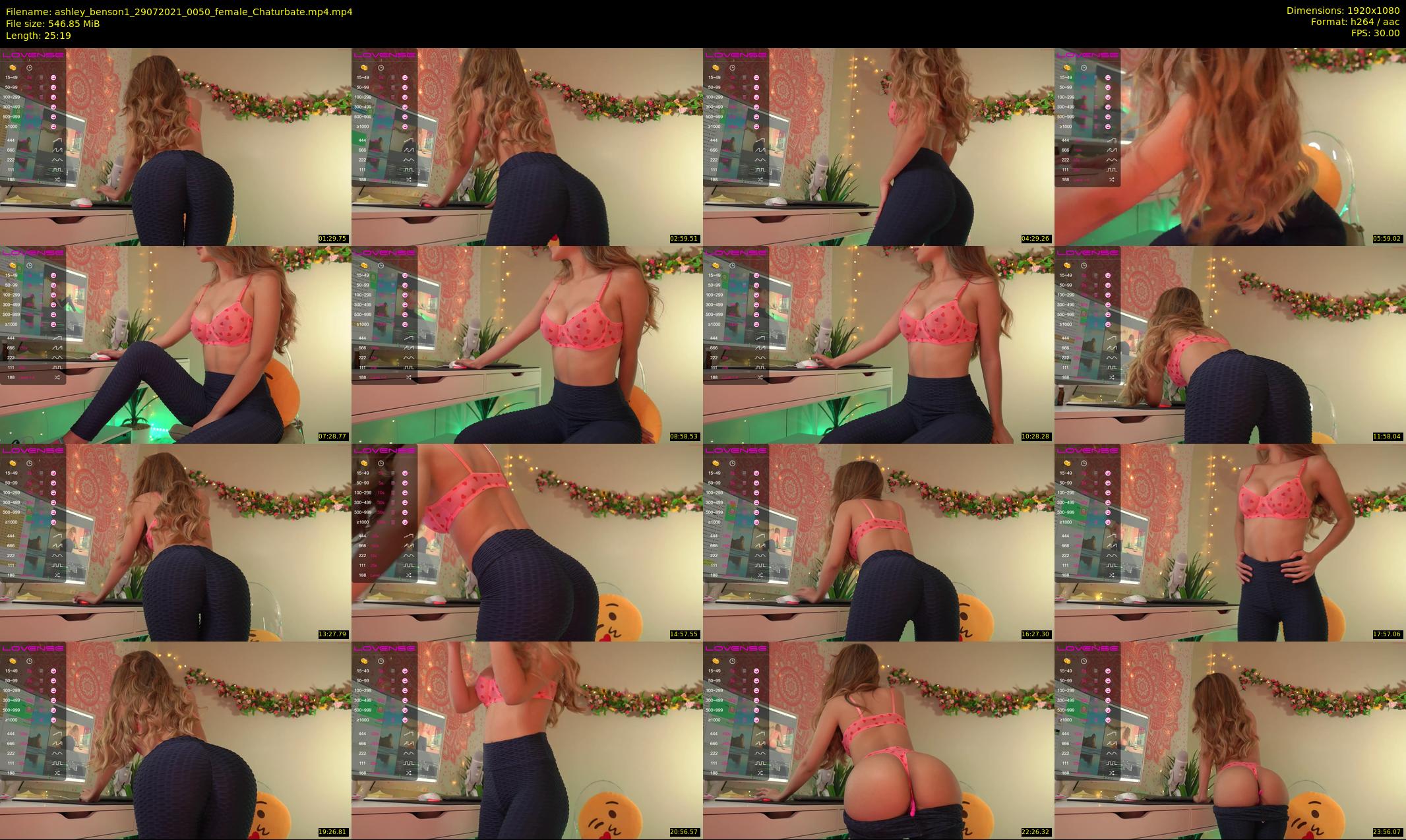 ashley_benson1 — 26 minute Chaturbate female cam show recording, 1080p, Jul 29, 2021