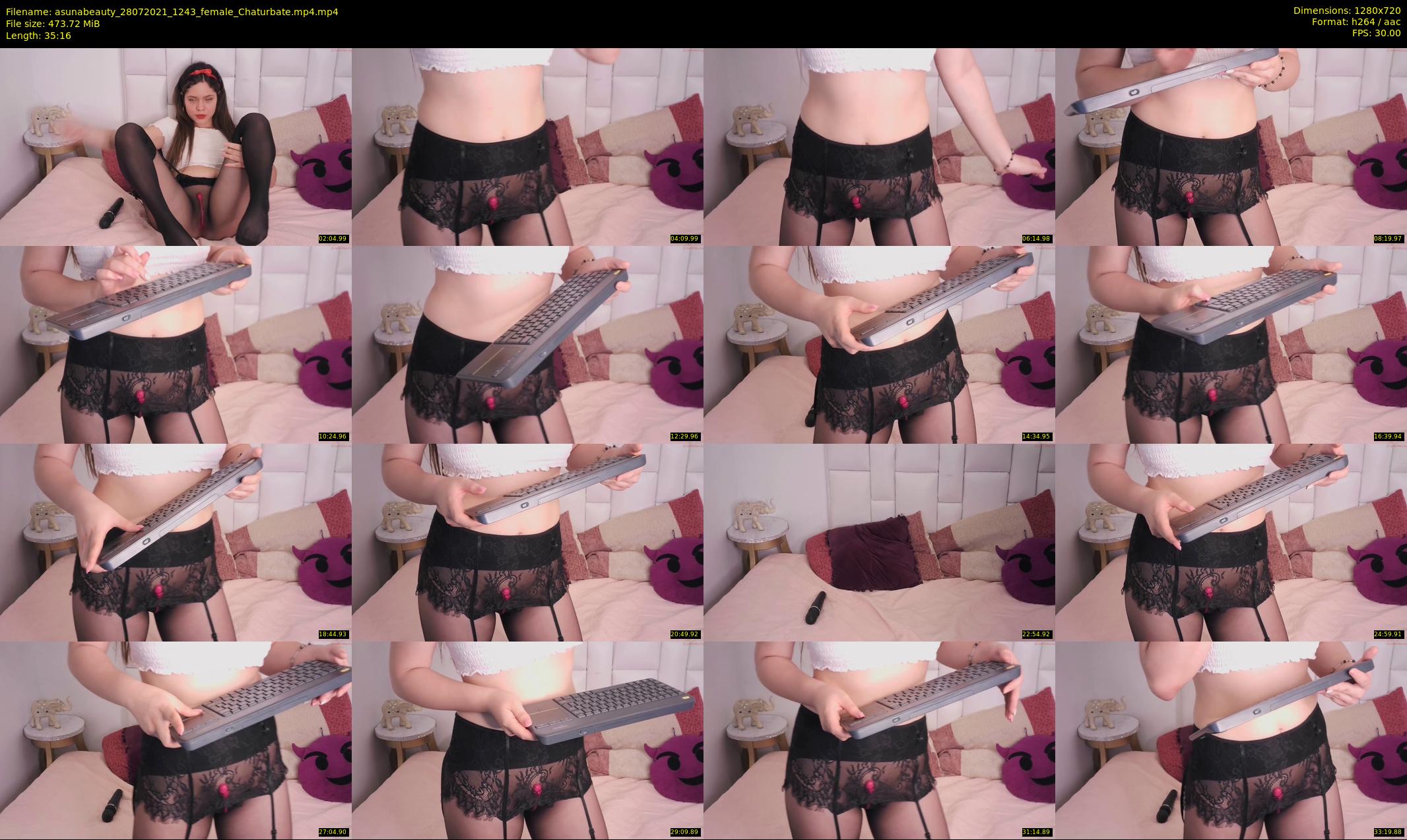 asunabeauty — 36 minute Chaturbate female cam show recording, 720p, Jul 28, 2021