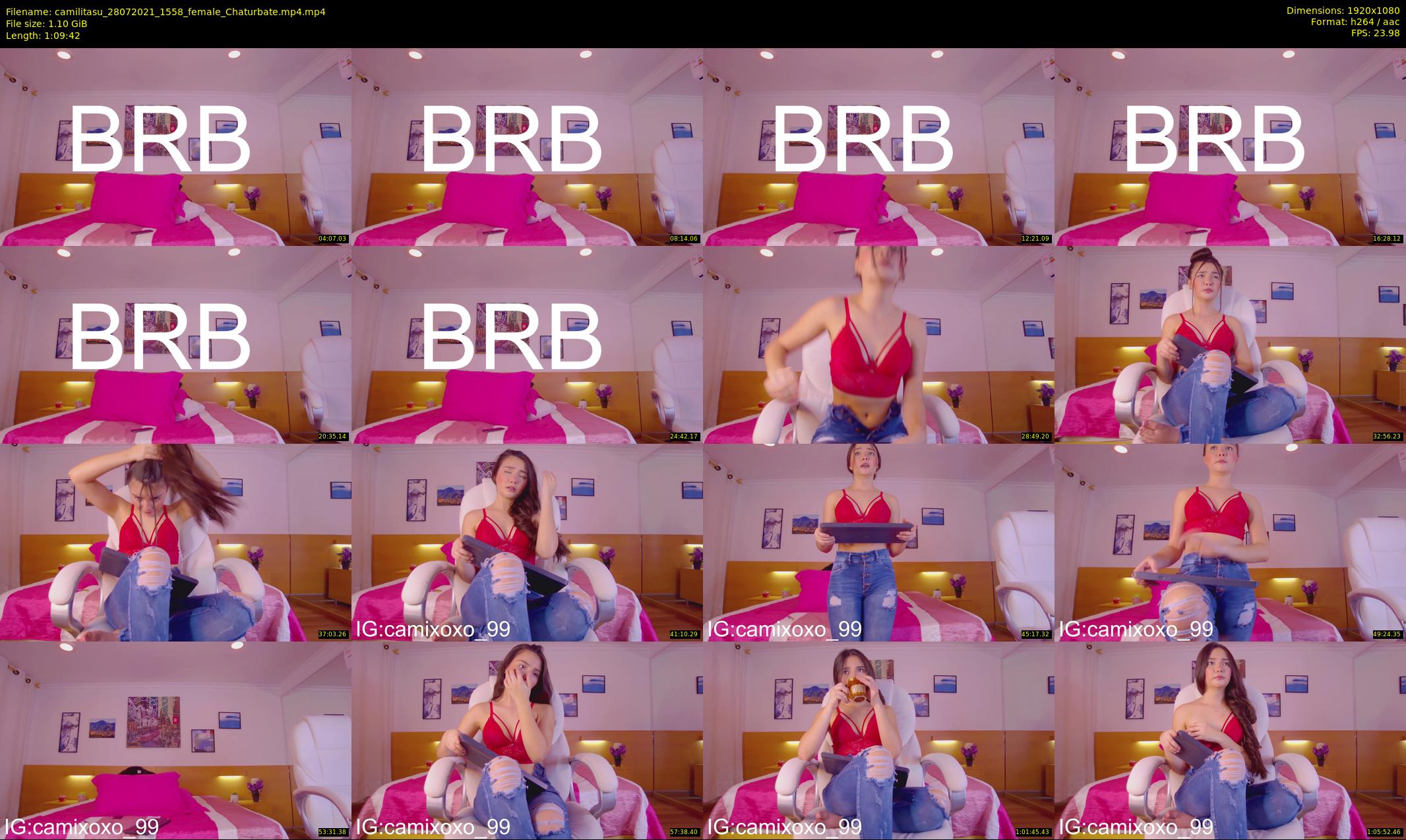 camilitasu — 70 minute Chaturbate female cam show recording, 1080p, Jul 28, 2021