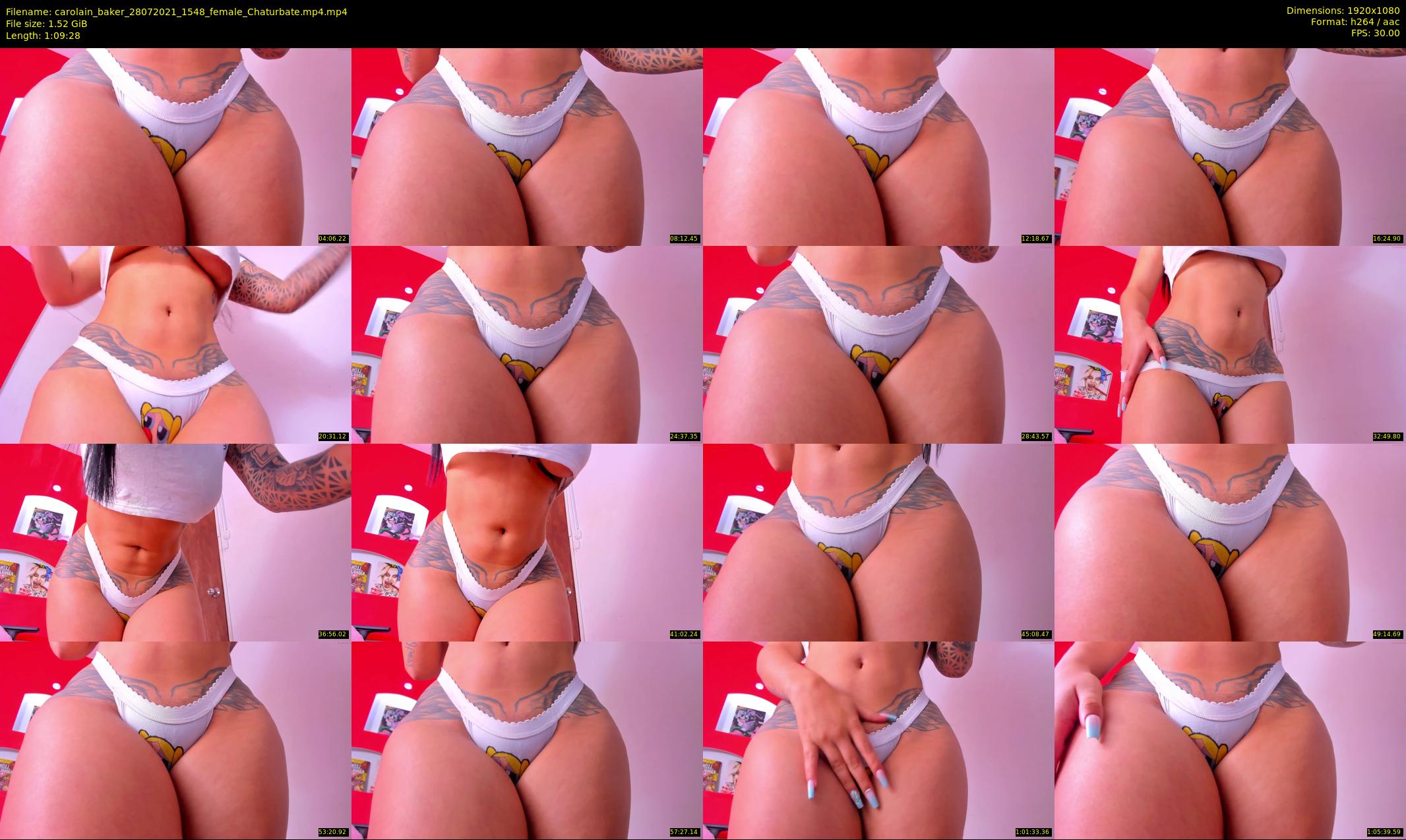 carolain_baker — 70 minute Chaturbate female cam show recording, 1080p, Jul 28, 2021
