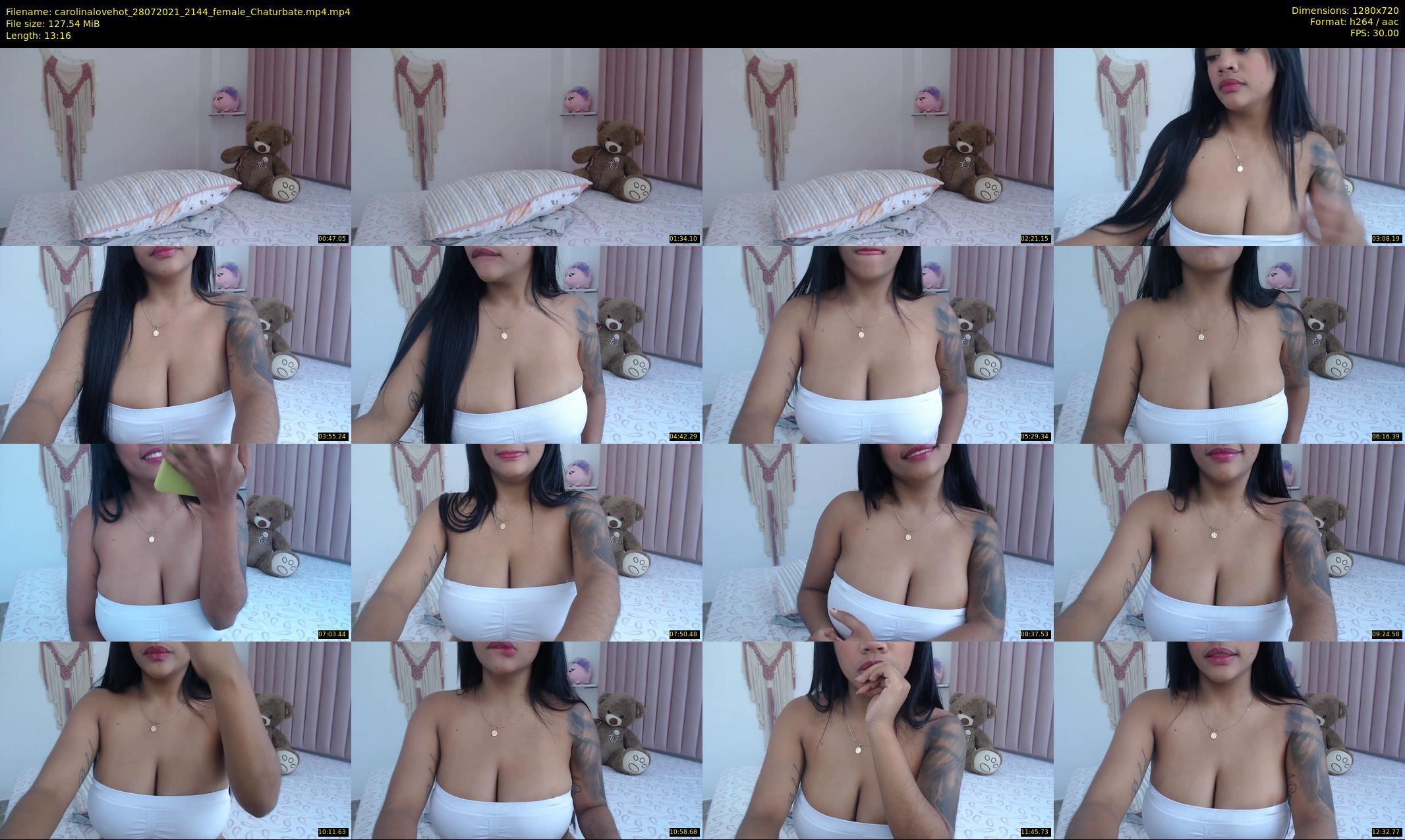 carolinalovehot — 14 minute Chaturbate female cam show recording, 720p, Jul 28, 2021