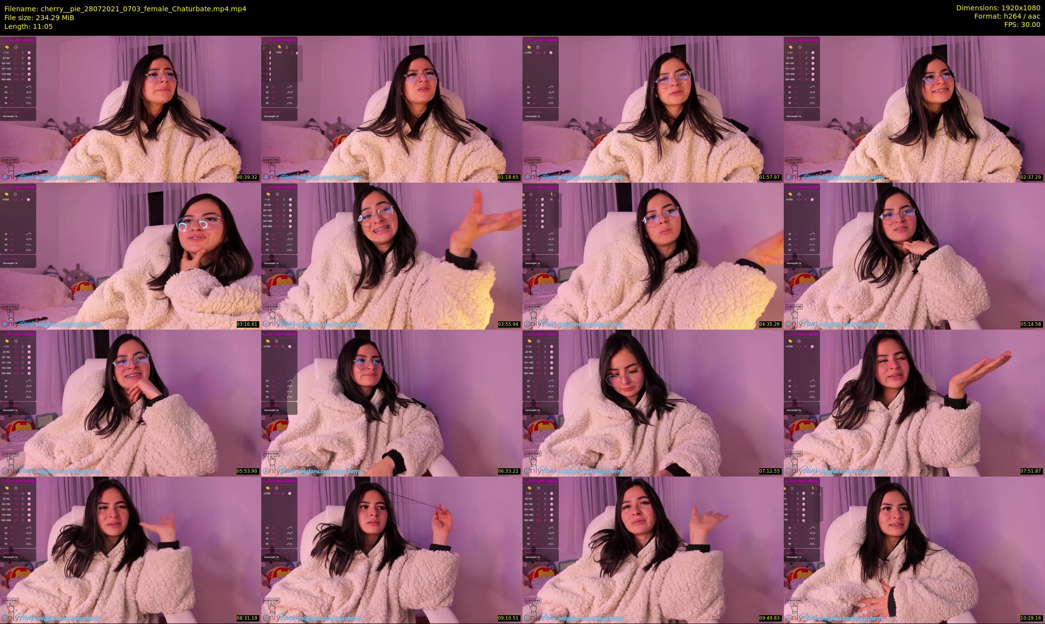 cherry__pie — 12 minute Chaturbate female cam show recording, 1080p, Jul 28, 2021