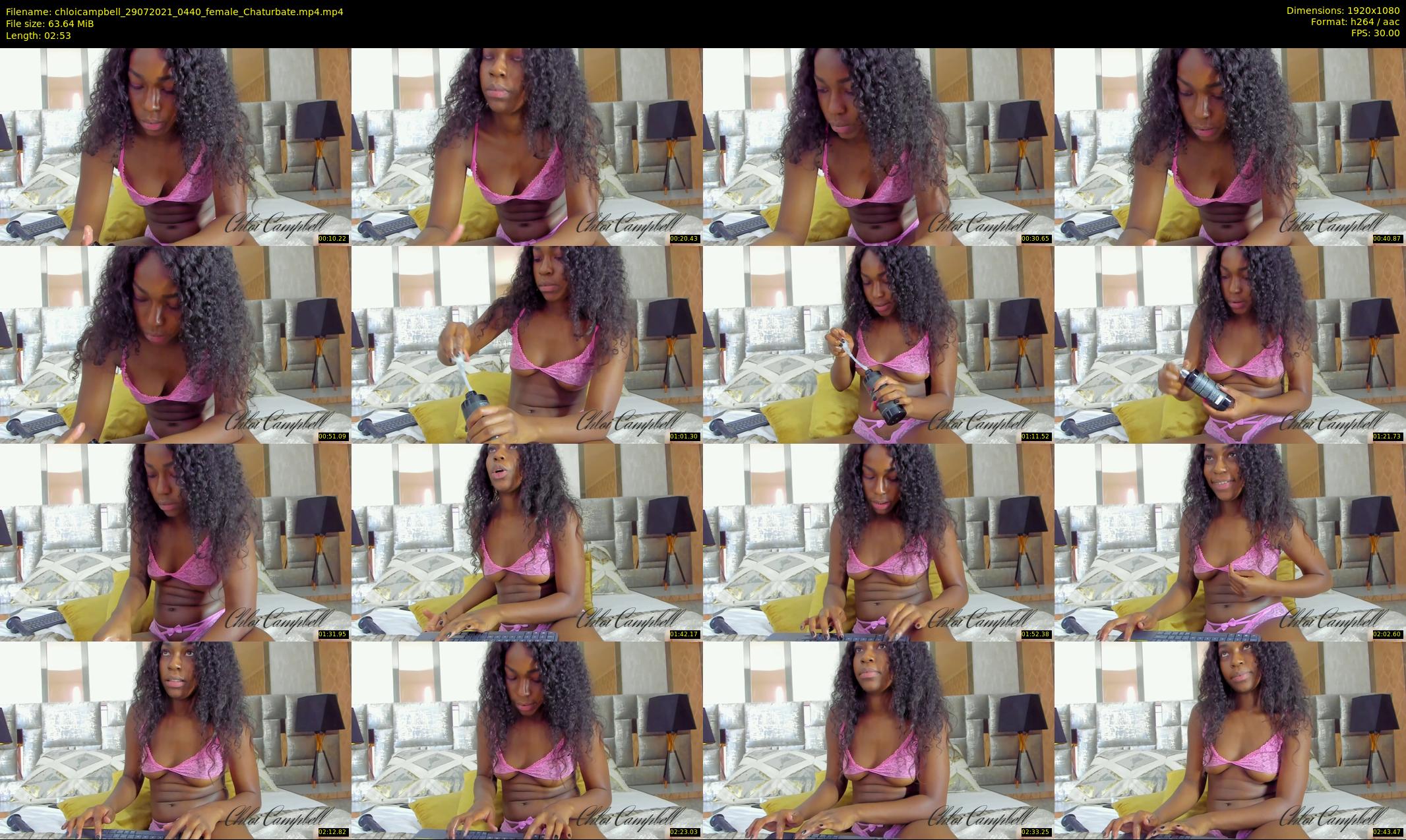 chloicampbell — 3 minute Chaturbate female cam show recording, 1080p, Jul 29, 2021