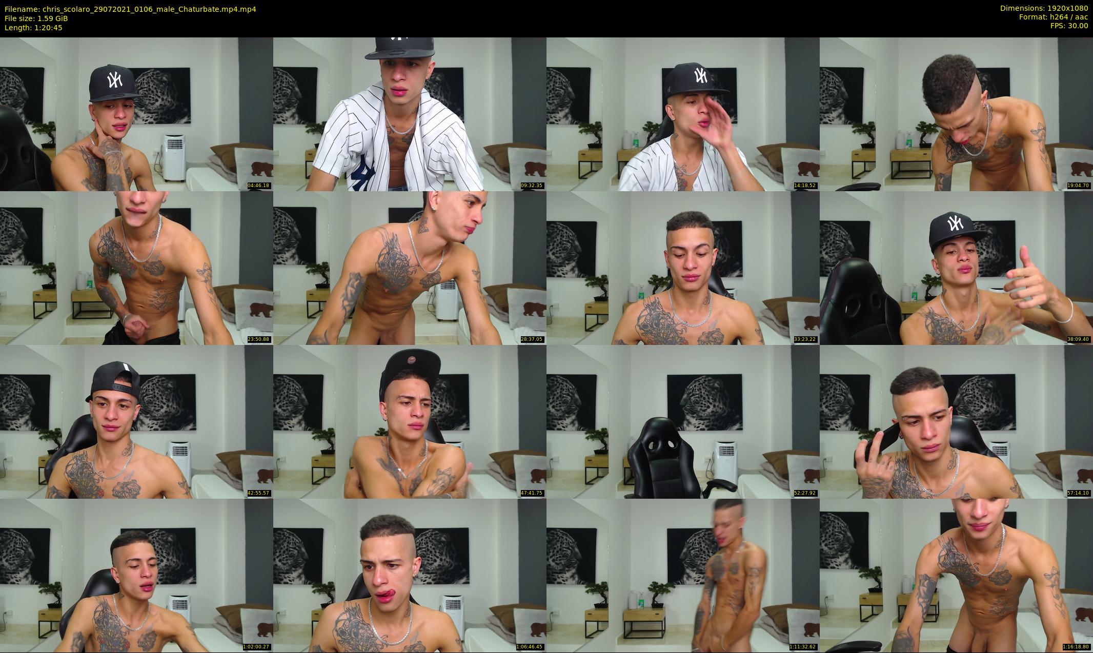 chris_scolaro — 81 minute Chaturbate male cam show recording, 1080p, Jul 29, 2021