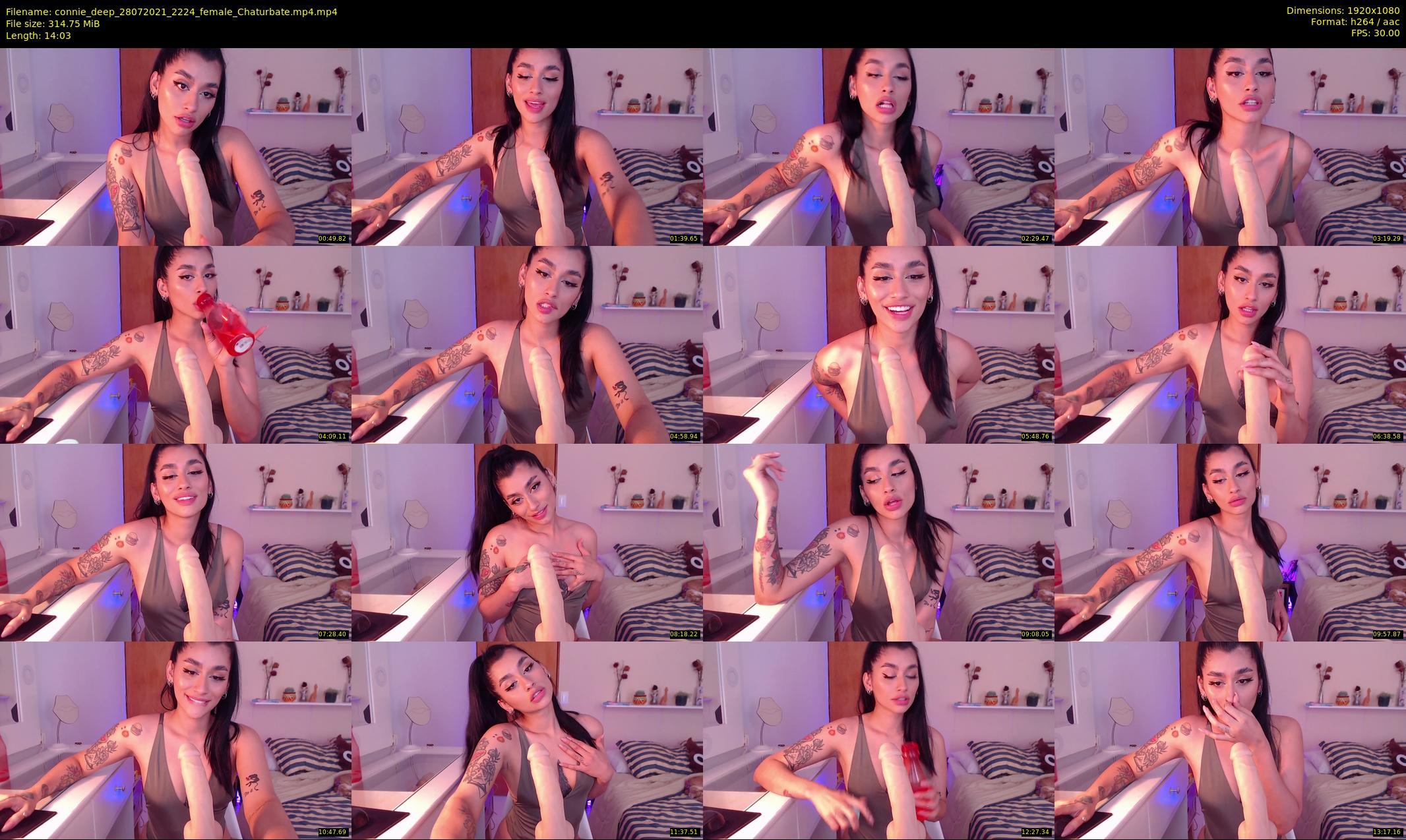 connie_deep — 15 minute Chaturbate female cam show recording, 1080p, Jul 28, 2021