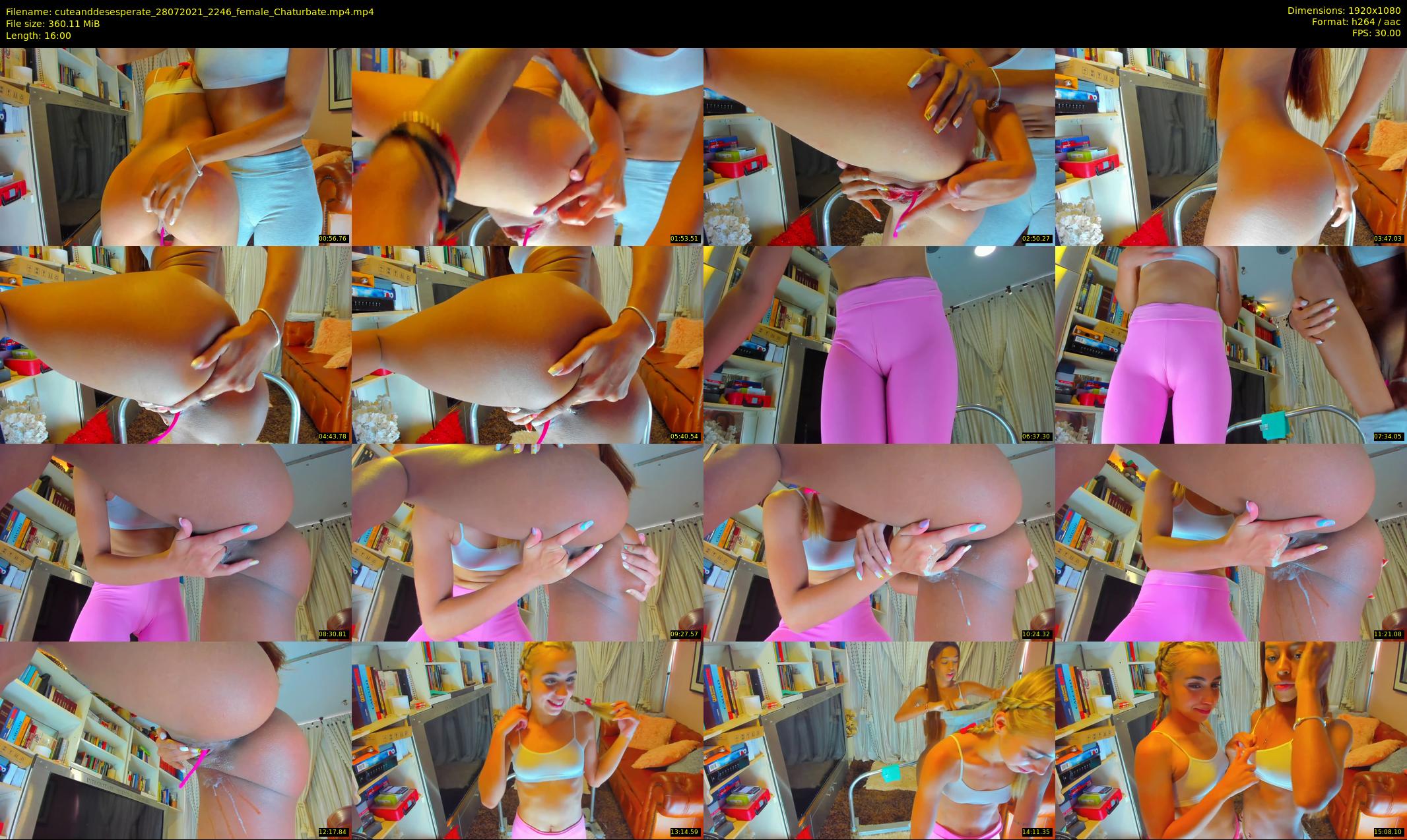cuteanddesesperate — 16 minute Chaturbate female cam show recording, 1080p, Jul 28, 2021