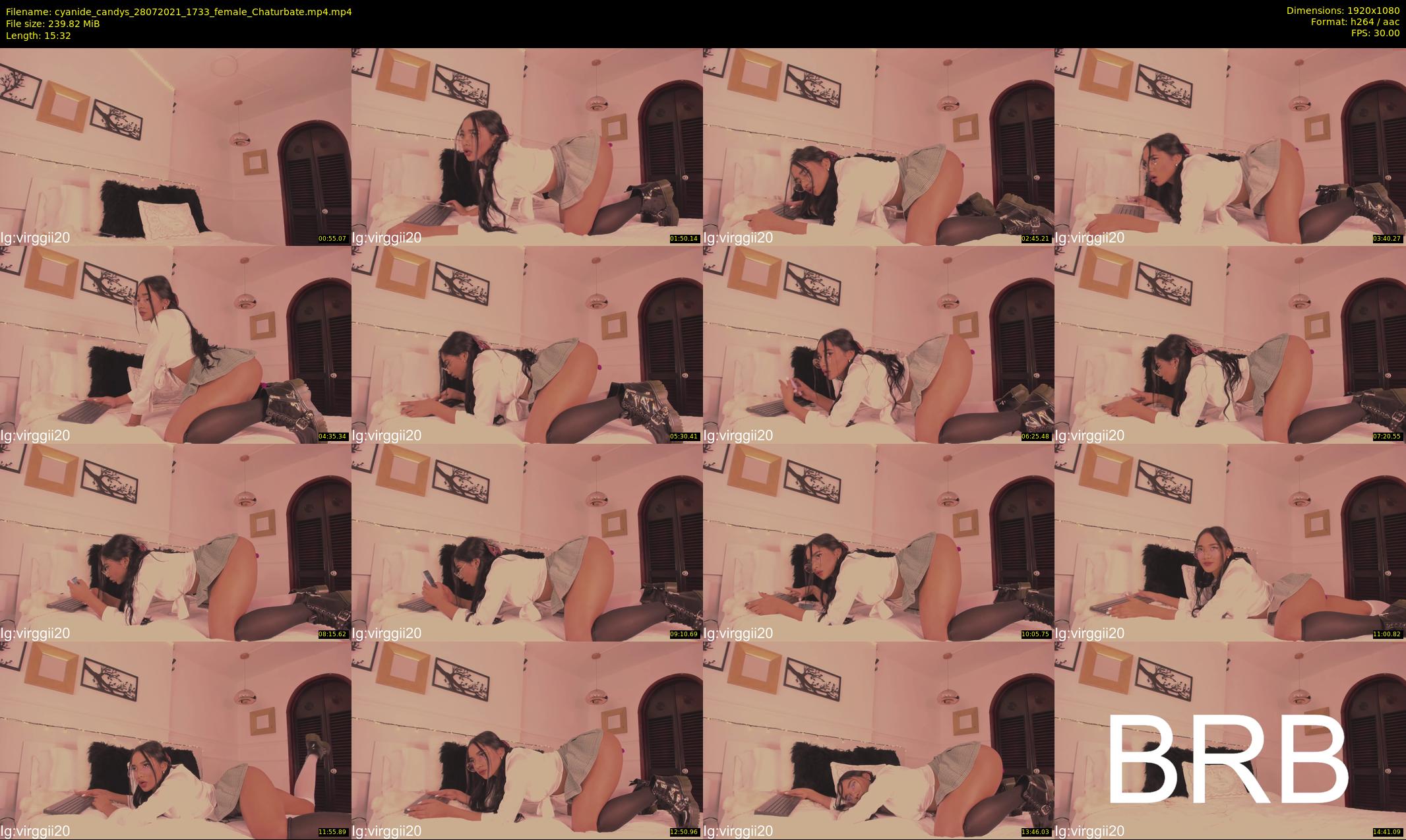 cyanide_candys — 16 minute Chaturbate female cam show recording, 1080p, Jul 28, 2021