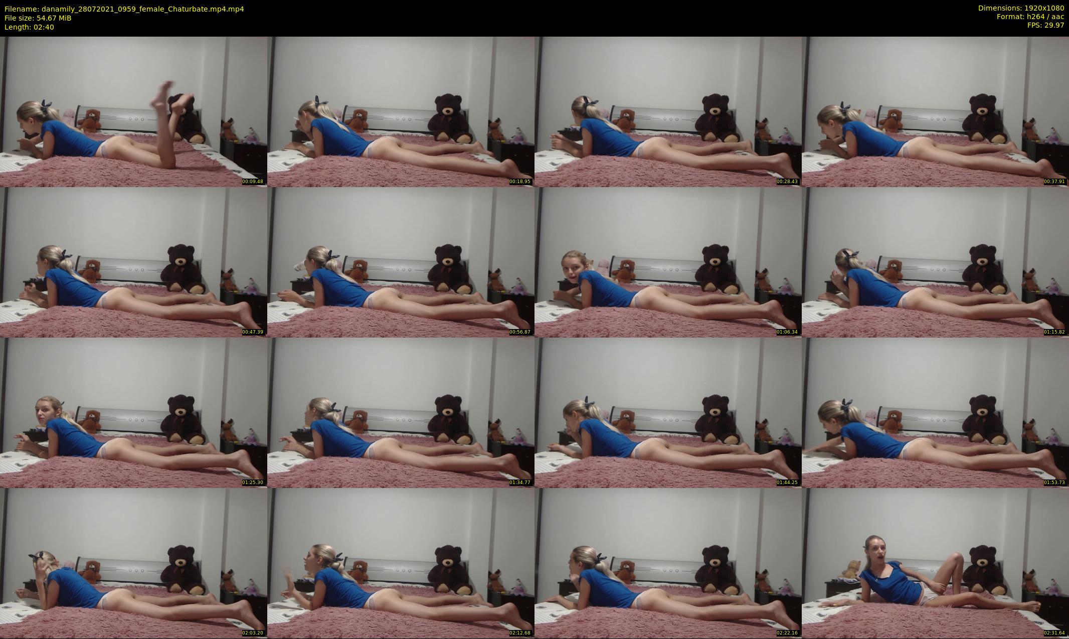 danamily — 3 minute Chaturbate female cam show recording, 1080p, Jul 28, 2021