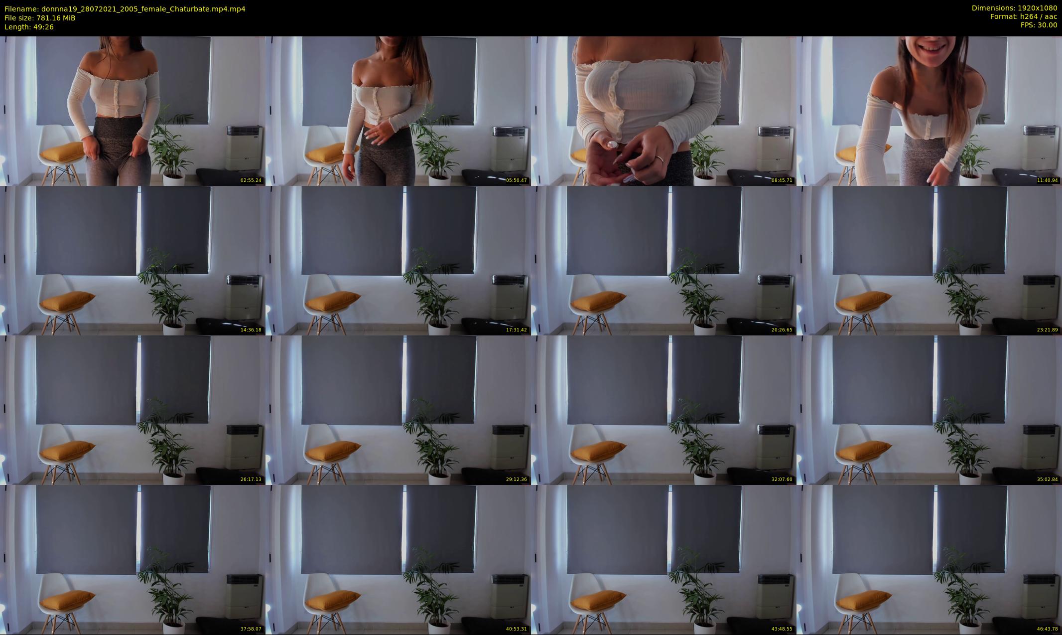 donnna19 — 50 minute Chaturbate female cam show recording, 1080p, Jul 28, 2021