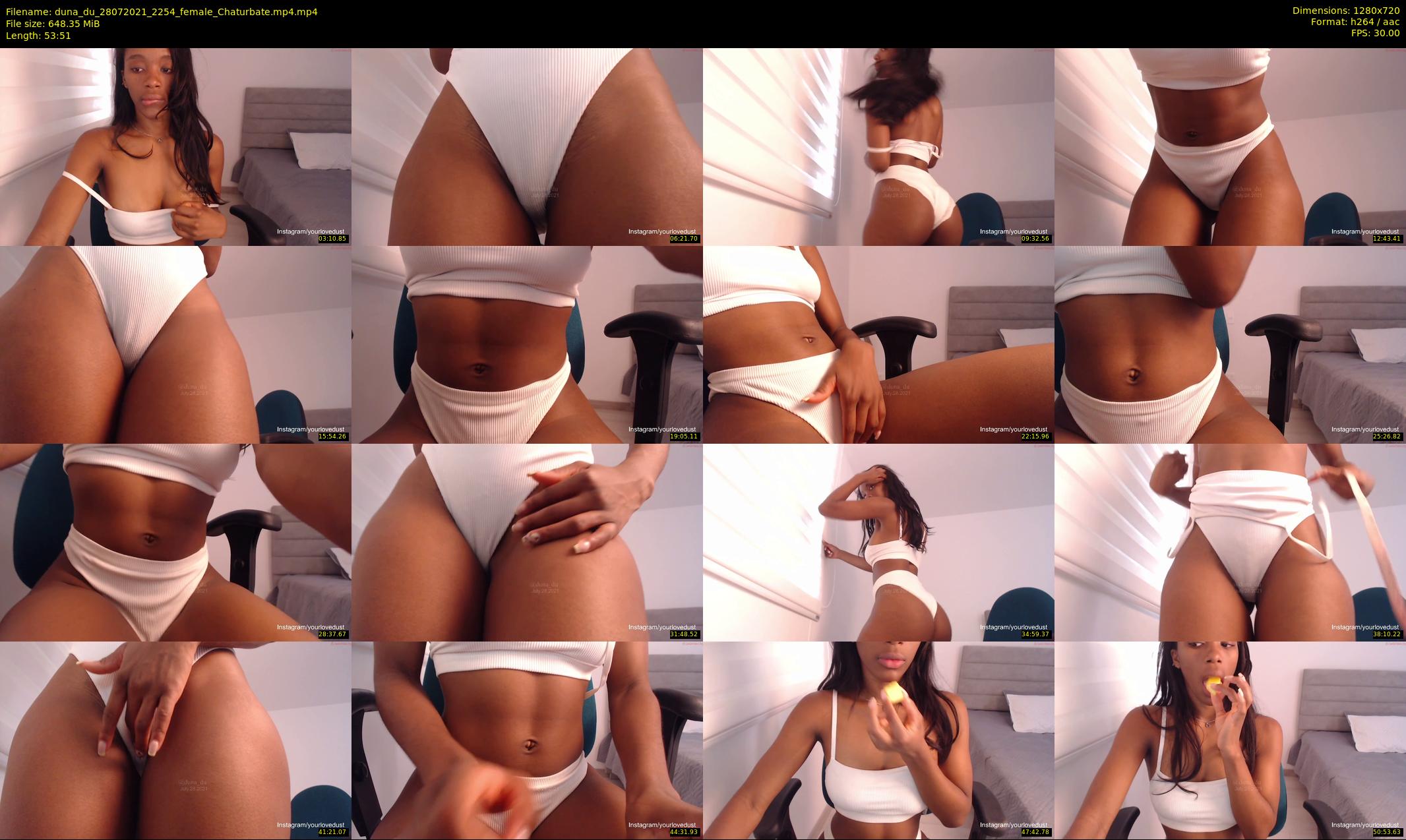 duna_du — 54 minute Chaturbate female cam show recording, 720p, Jul 28, 2021