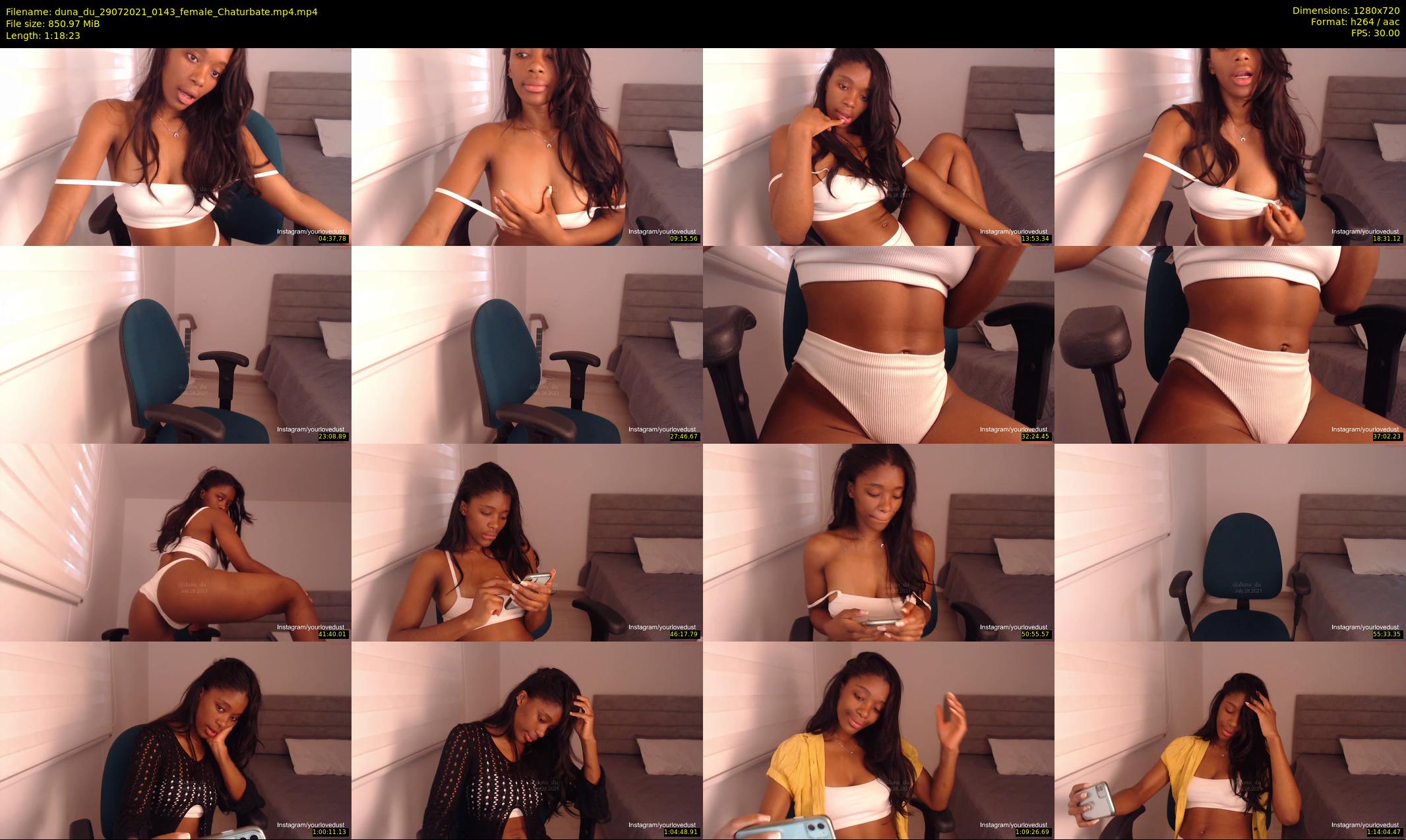 duna_du — 79 minute Chaturbate female cam show recording, 720p, Jul 29, 2021