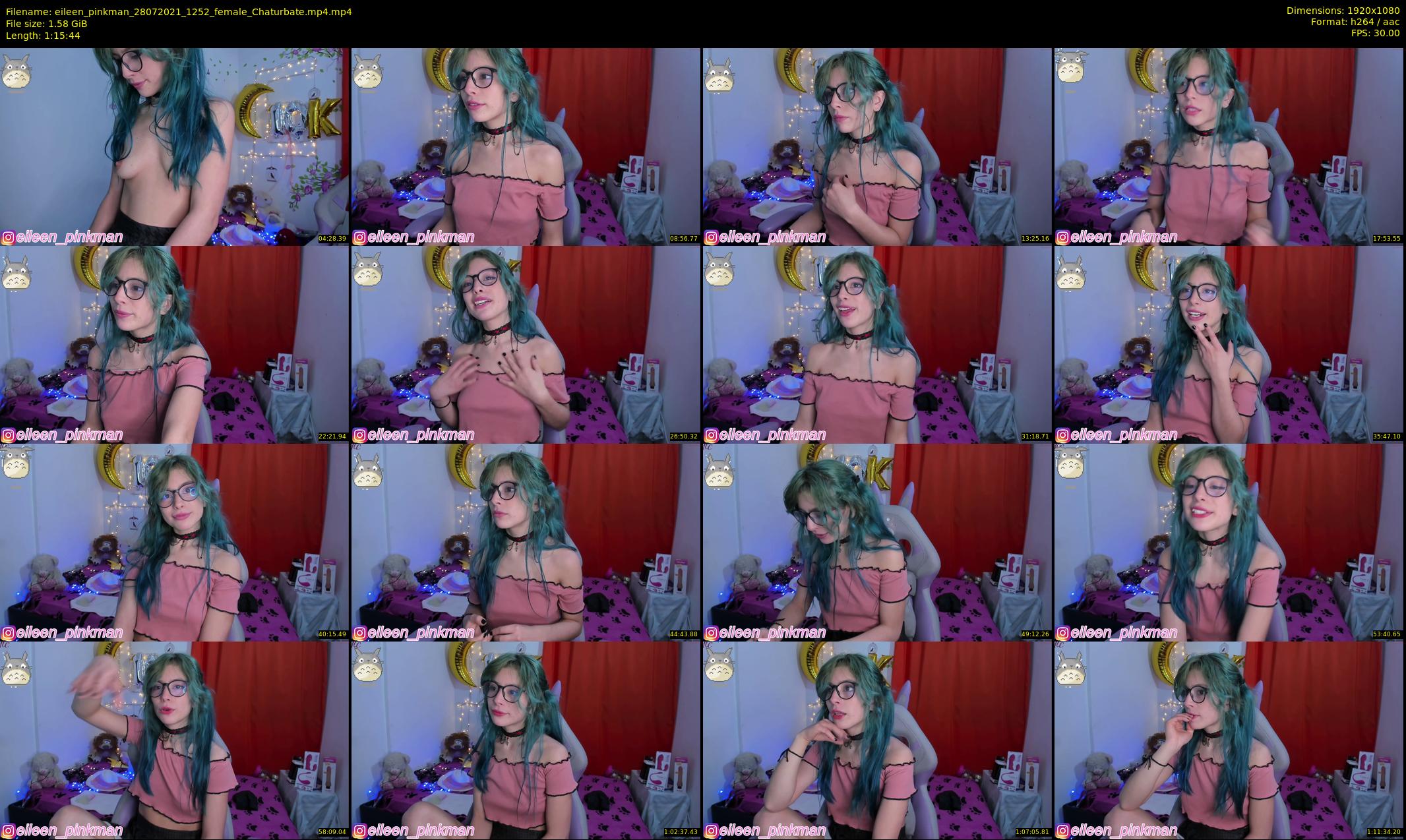 eileen_pinkman — 76 minute Chaturbate female cam show recording, 1080p, Jul 28, 2021