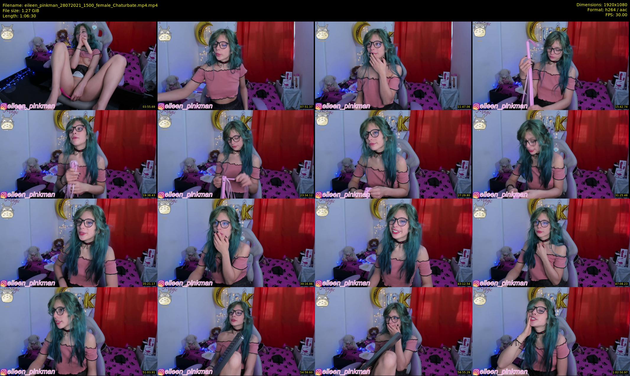 eileen_pinkman — 67 minute Chaturbate female cam show recording, 1080p, Jul 28, 2021