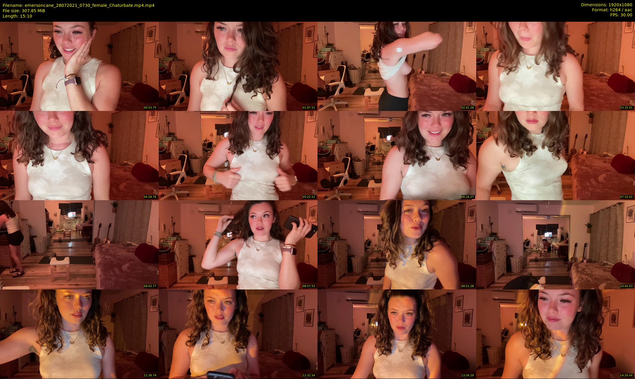 emersoncane — 16 minute Chaturbate female cam show recording, 1080p, Jul 28, 2021