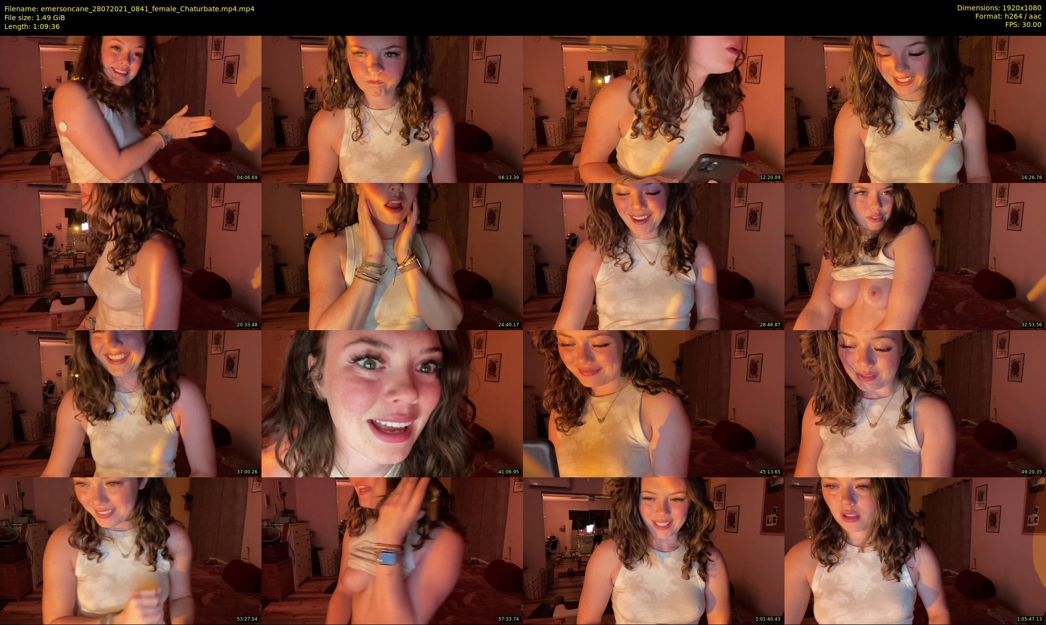 emersoncane — 70 minute Chaturbate female cam show recording, 1080p, Jul 28, 2021