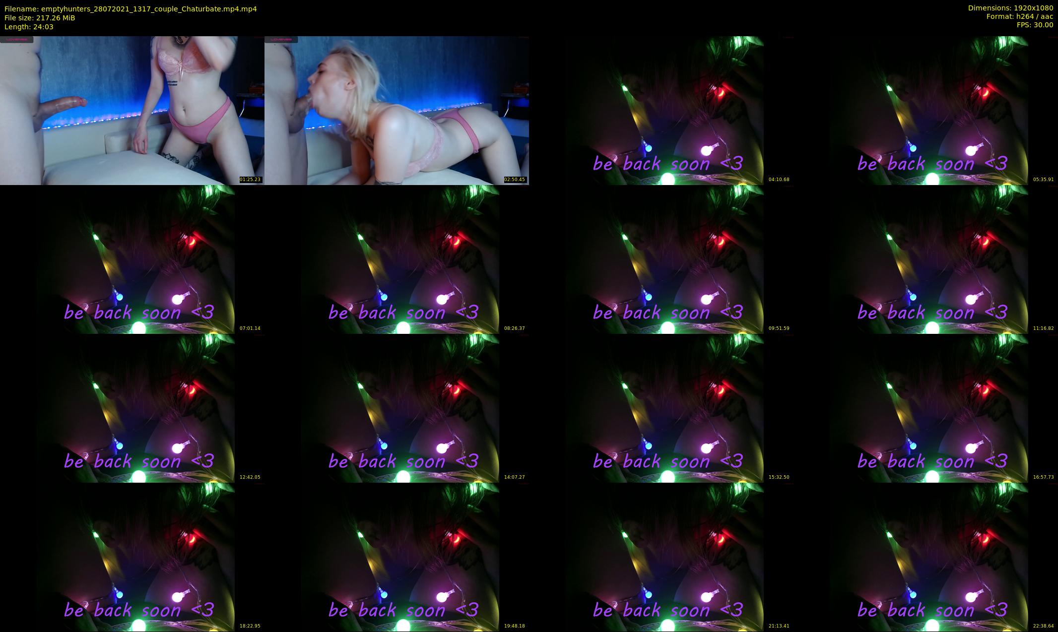 emptyhunters — 25 minute Chaturbate couple cam show recording, 1080p, Jul 28, 2021
