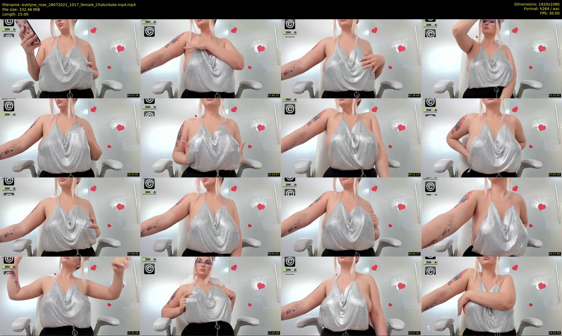 evelyne_rose — 15 minute Chaturbate female cam show recording, 1080p, Jul 28, 2021