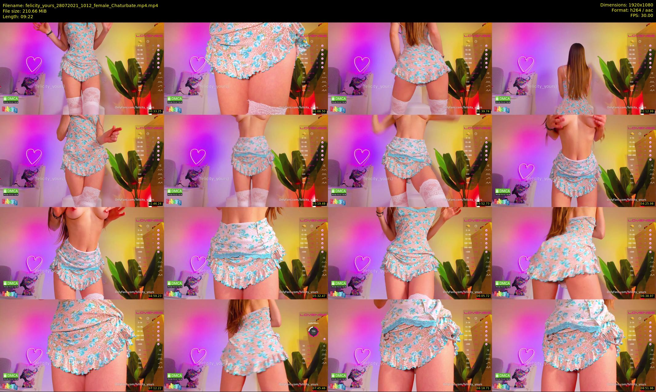 felicity_yours — 10 minute Chaturbate female cam show recording, 1080p, Jul 28, 2021