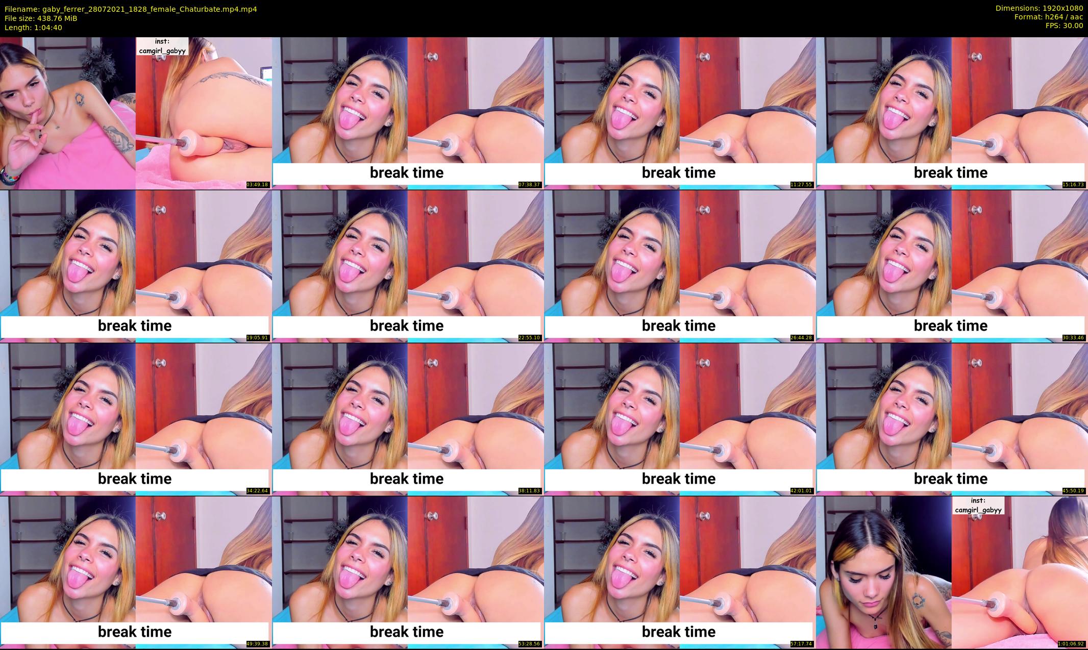 gaby_ferrer — 65 minute Chaturbate female cam show recording, 1080p, Jul 28, 2021