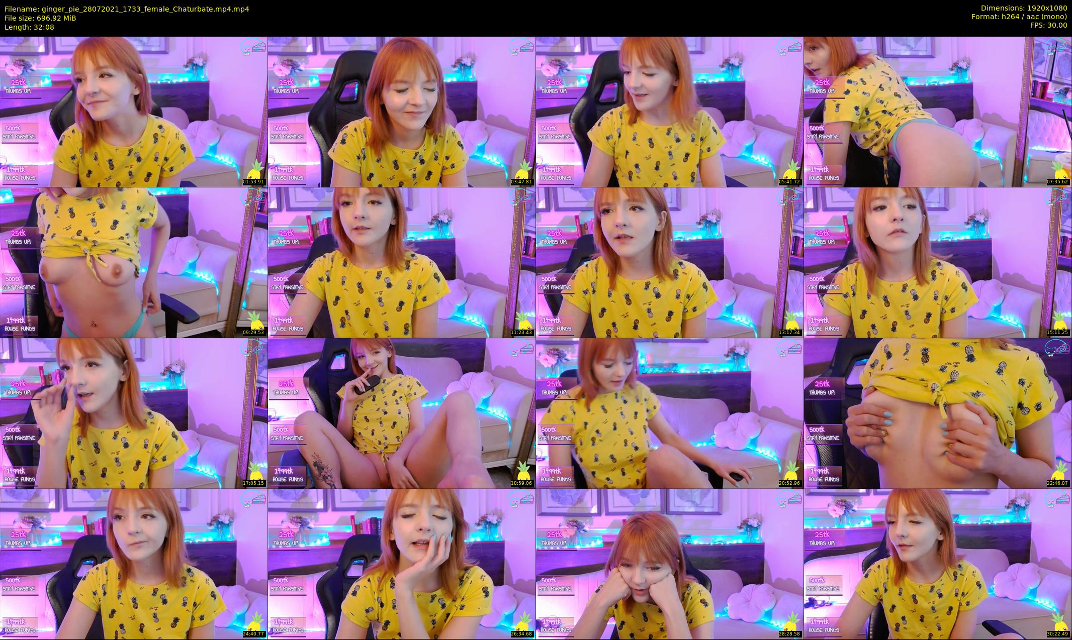 ginger_pie — 33 minute Chaturbate female cam show recording, 1080p, Jul 28, 2021