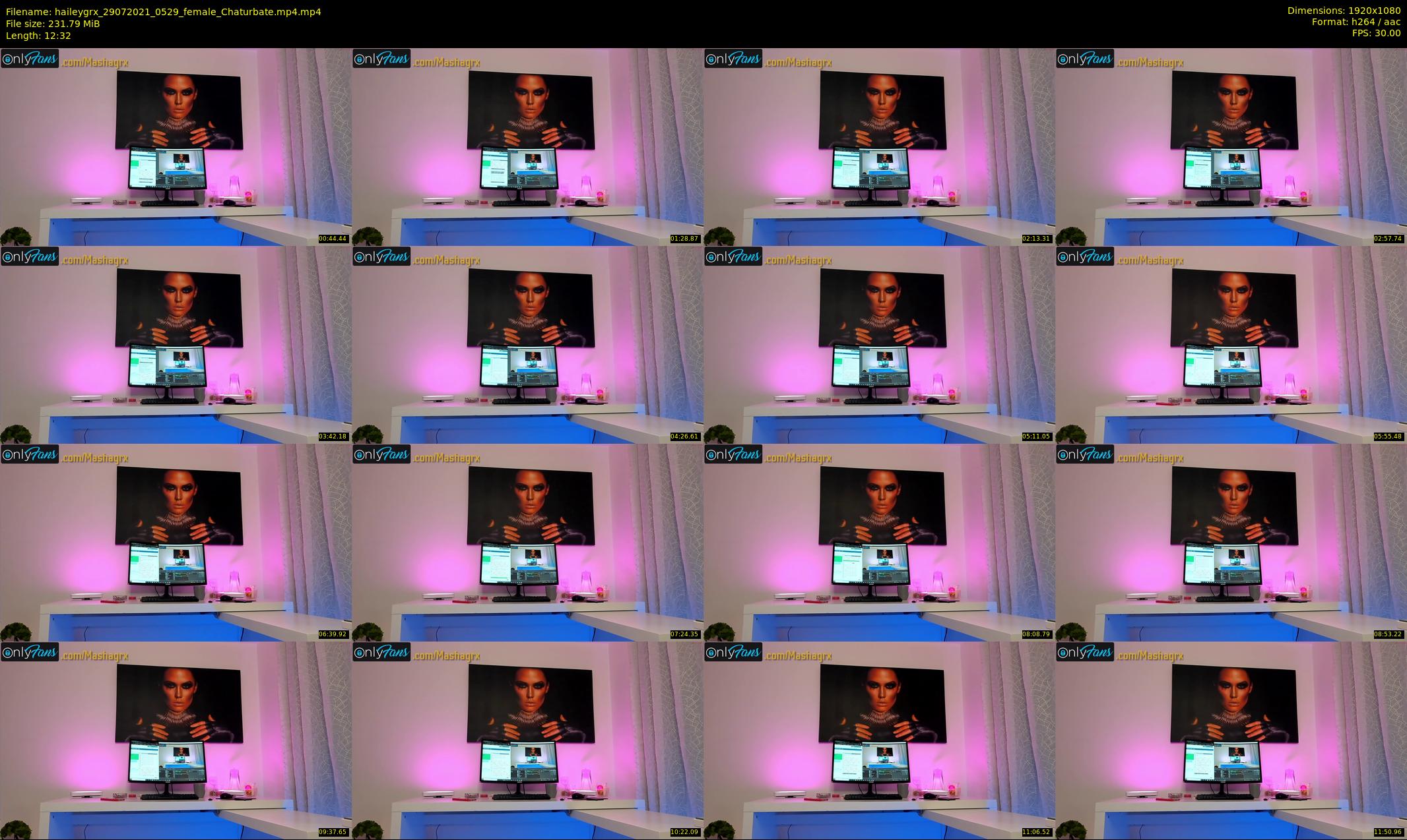 haileygrx — 13 minute Chaturbate female cam show recording, 1080p, Jul 29, 2021