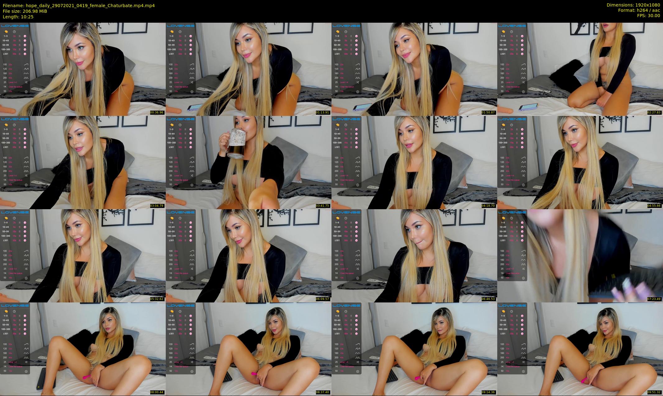 hope_daily — 11 minute Chaturbate female cam show recording, 1080p, Jul 29, 2021