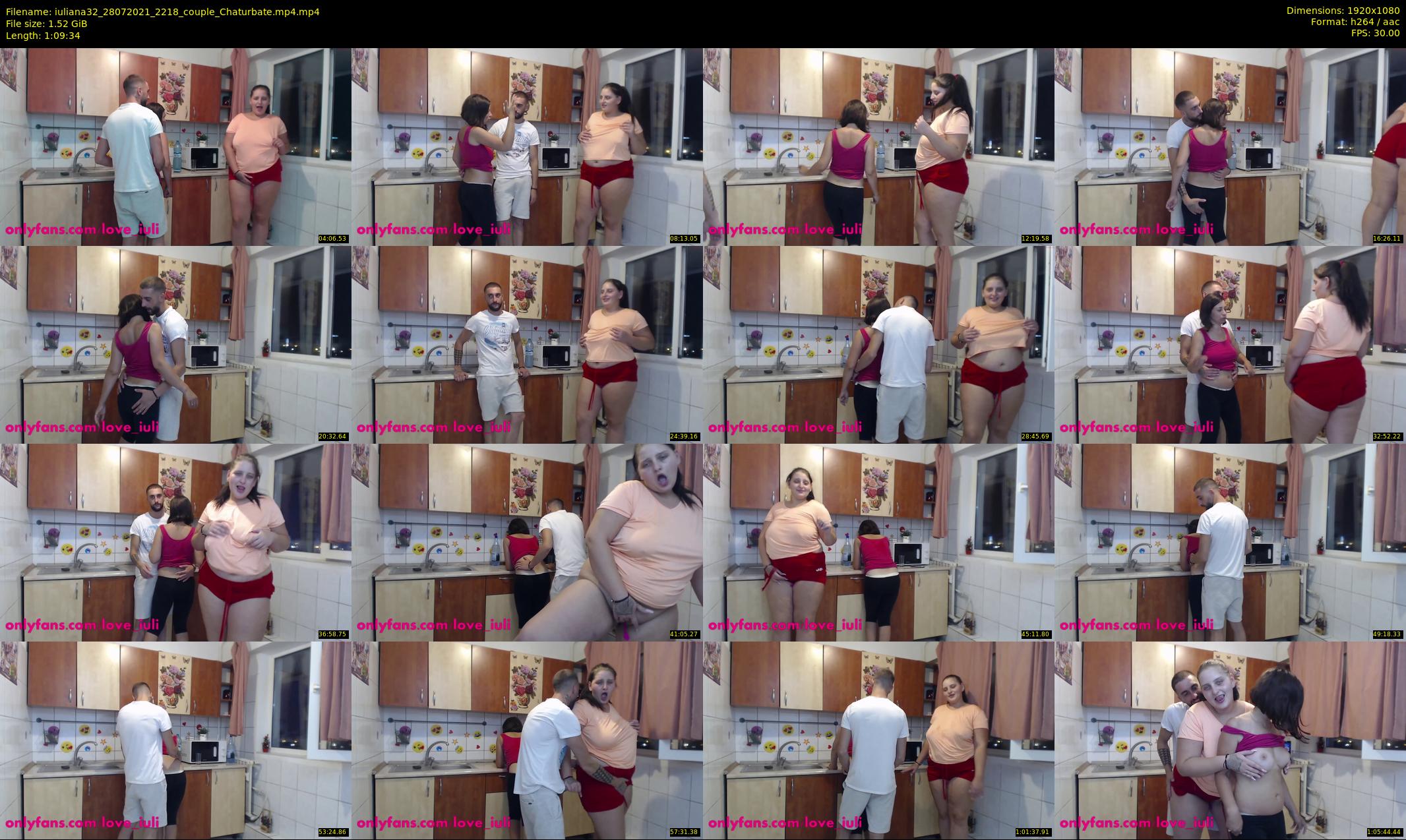 iuliana32 — 70 minute Chaturbate couple cam show recording, 1080p, Jul 28, 2021