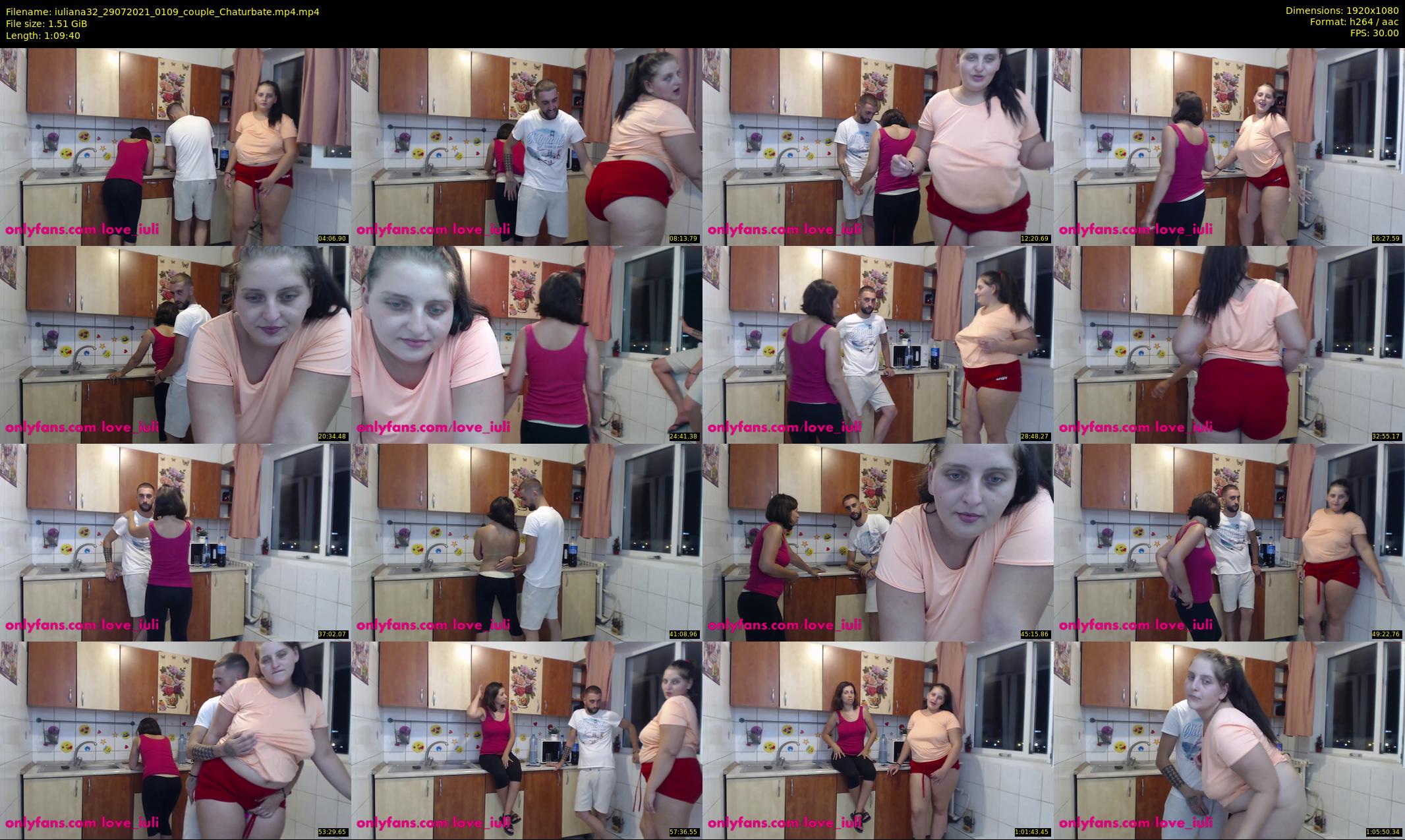 iuliana32 — 70 minute Chaturbate couple cam show recording, 1080p, Jul 29, 2021