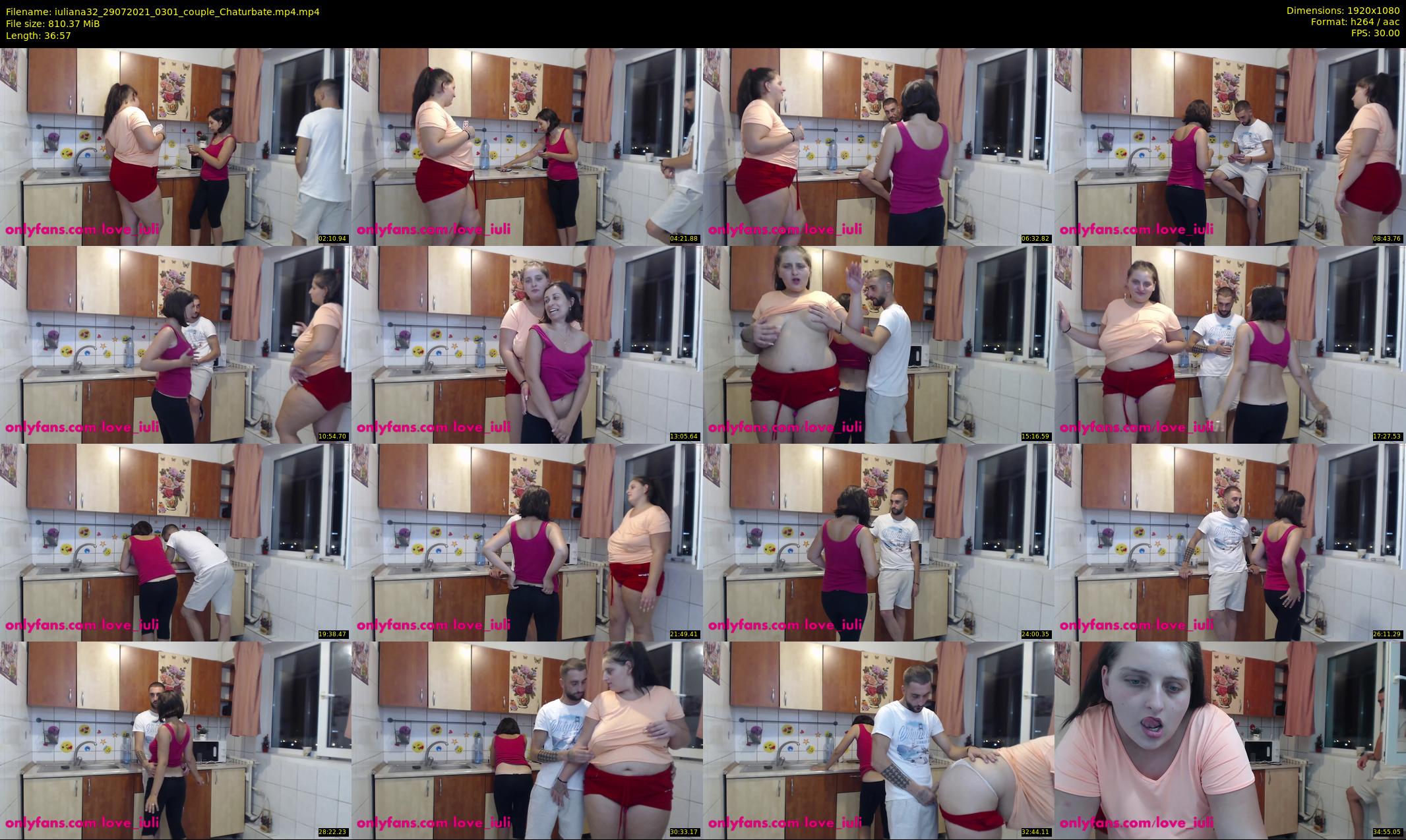 iuliana32 — 37 minute Chaturbate couple cam show recording, 1080p, Jul 29, 2021
