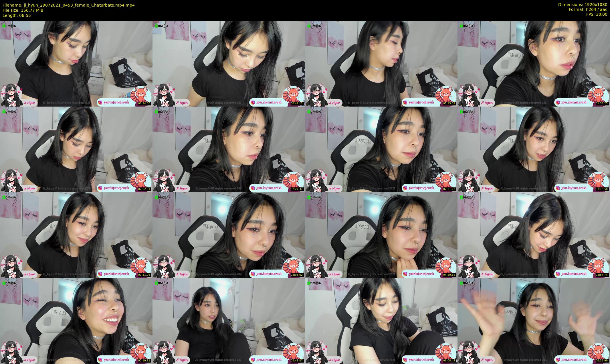 ji_hyun — 7 minute Chaturbate female cam show recording, 1080p, Jul 29, 2021