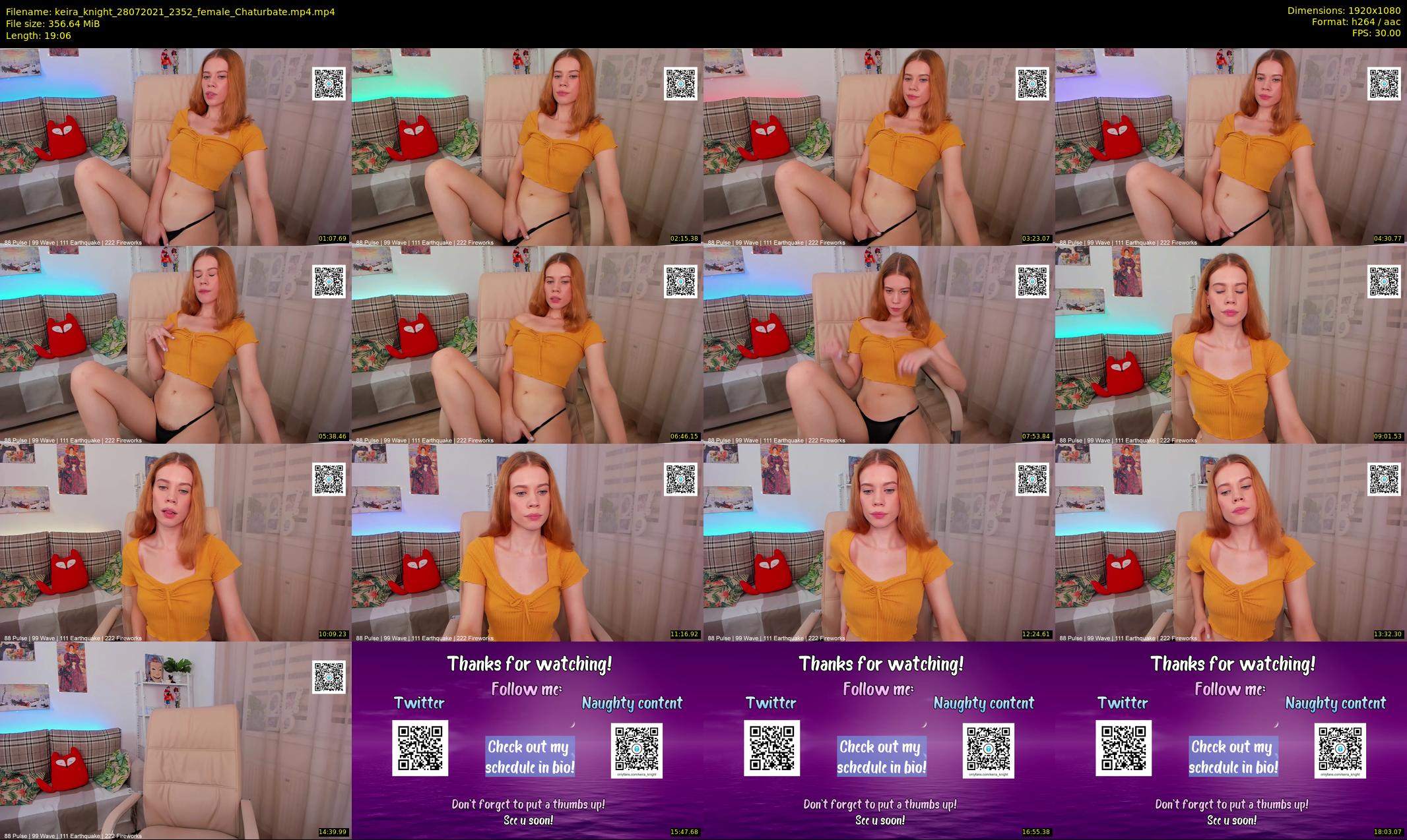 keira_knight — 20 minute Chaturbate female cam show recording, 1080p, Jul 28, 2021