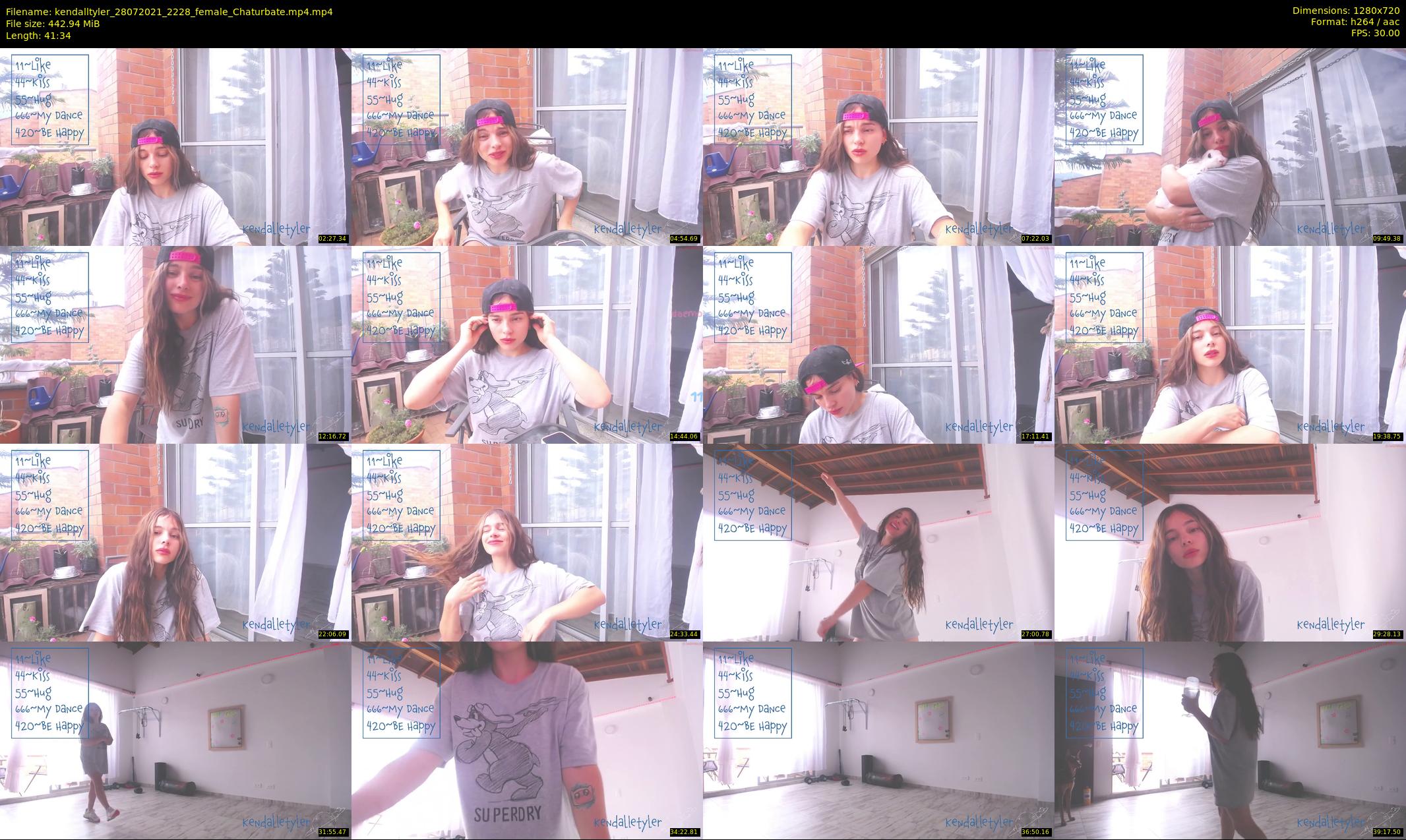 kendalltyler — 42 minute Chaturbate female cam show recording, 720p, Jul 28, 2021