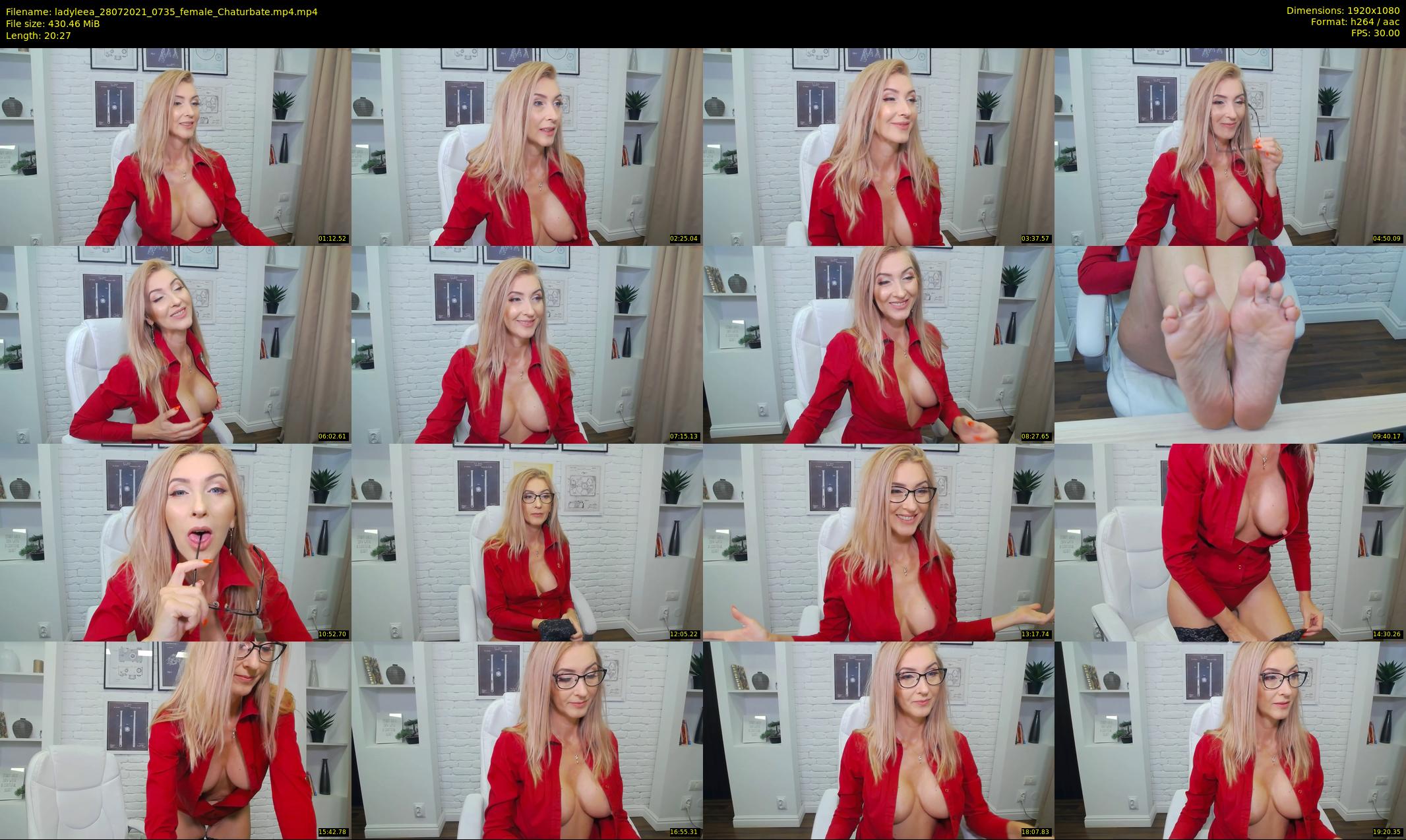 ladyleea — 21 minute Chaturbate female cam show recording, 1080p, Jul 28, 2021