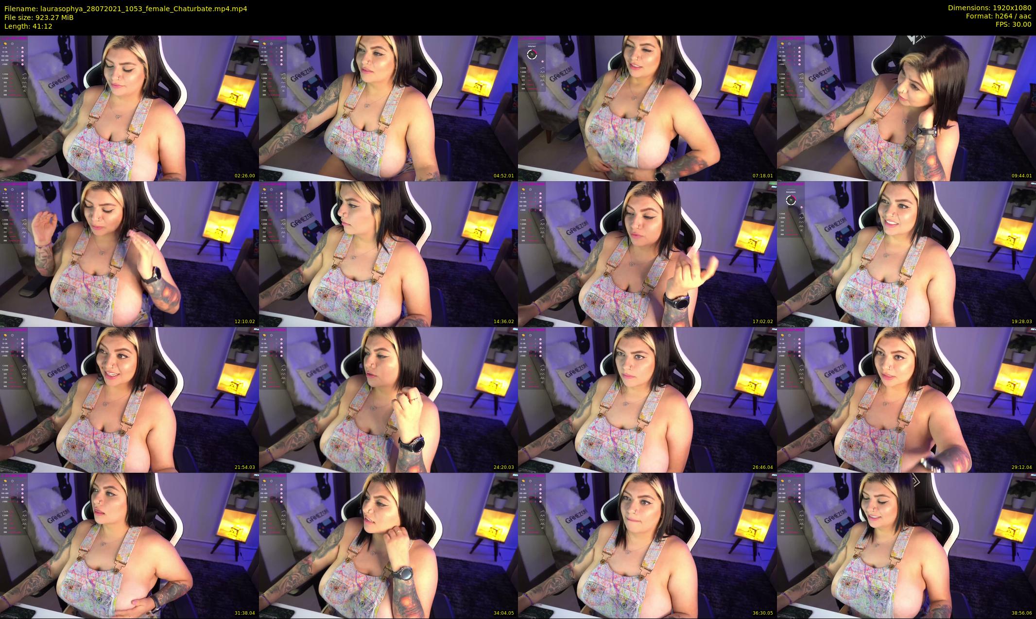 laurasophya — 42 minute Chaturbate female cam show recording, 1080p, Jul 28, 2021