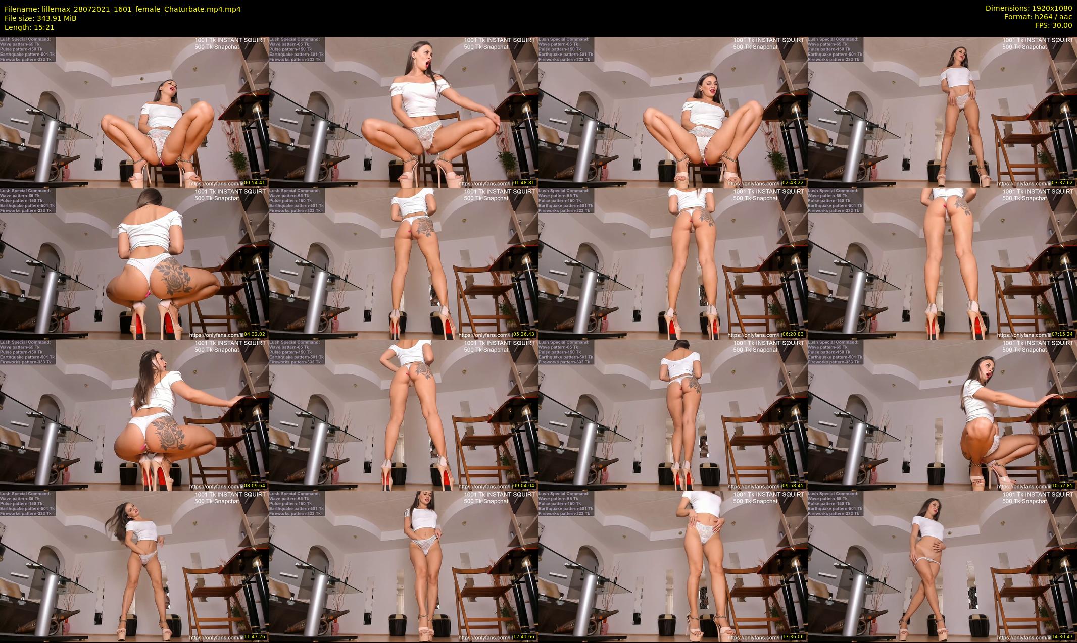 lillemax — 16 minute Chaturbate female cam show recording, 1080p, Jul 28, 2021