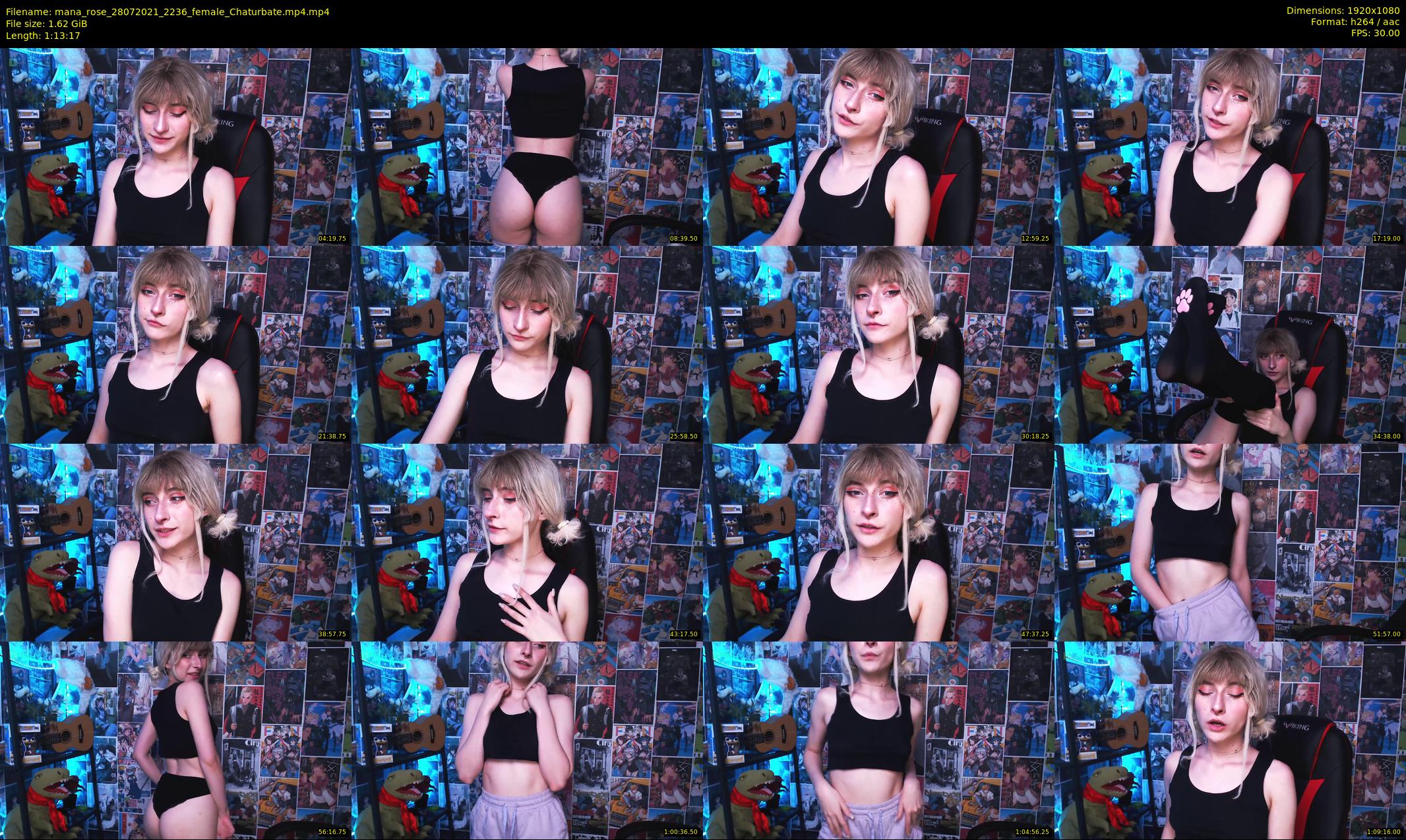 mana_rose — 74 minute Chaturbate female cam show recording, 1080p, Jul 28, 2021