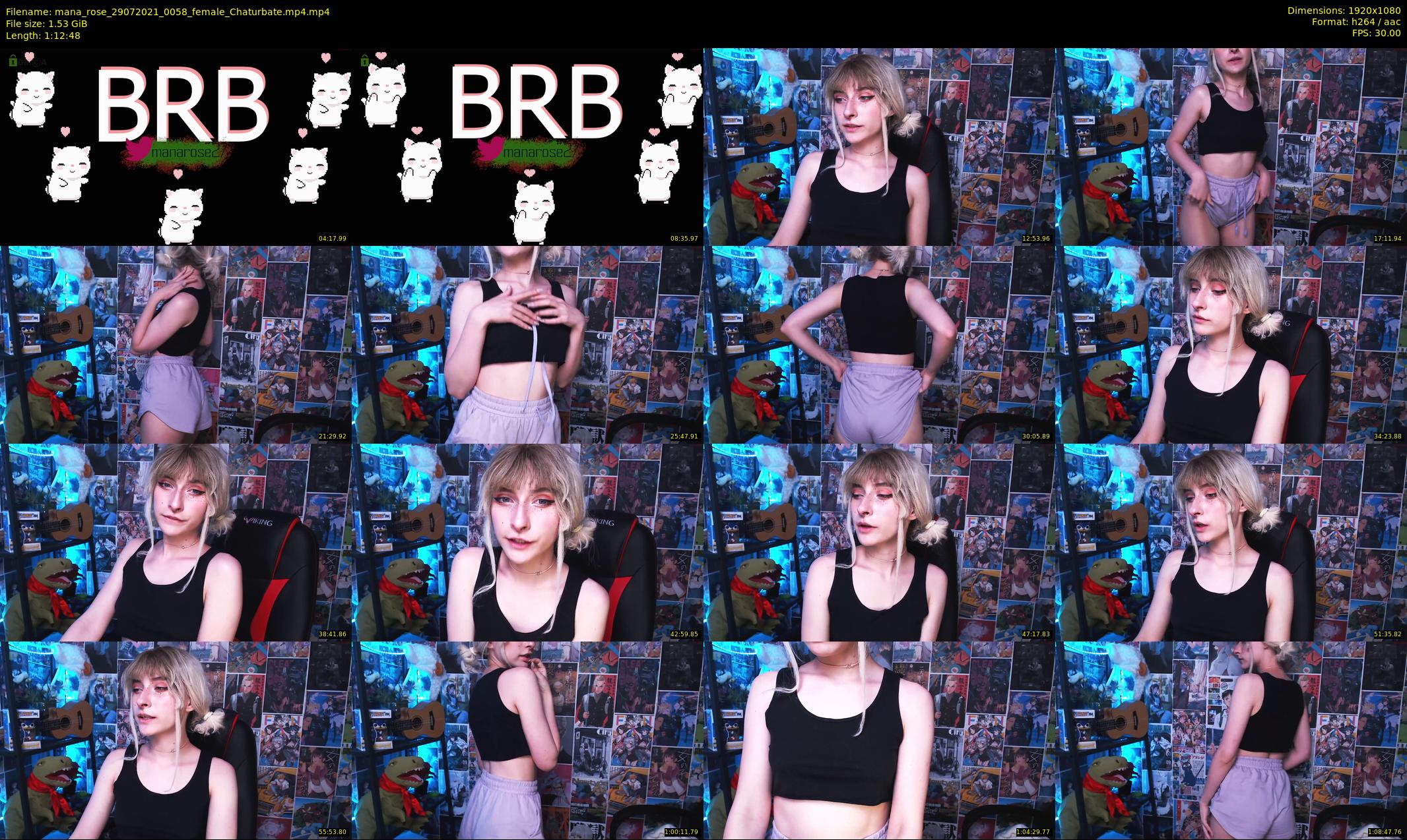 mana_rose — 73 minute Chaturbate female cam show recording, 1080p, Jul 29, 2021