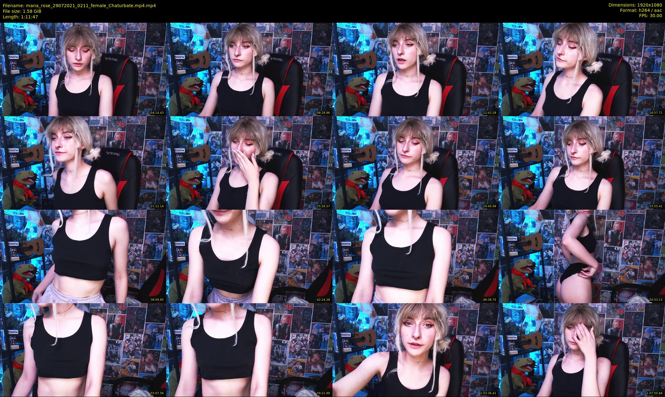 mana_rose — 72 minute Chaturbate female cam show recording, 1080p, Jul 29, 2021