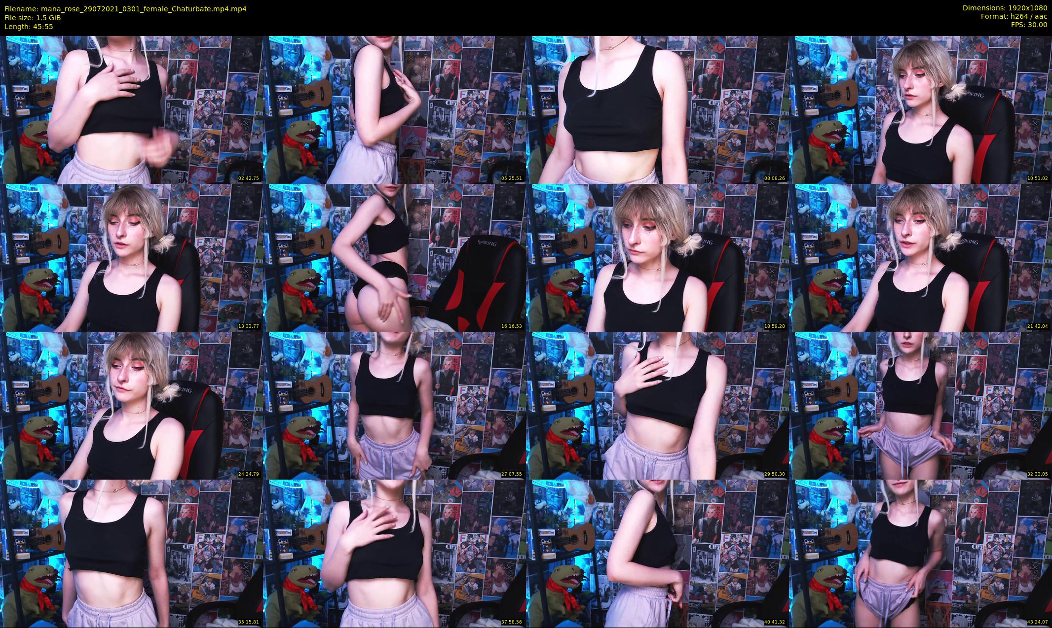 mana_rose — 46 minute Chaturbate female cam show recording, 1080p, Jul 29, 2021