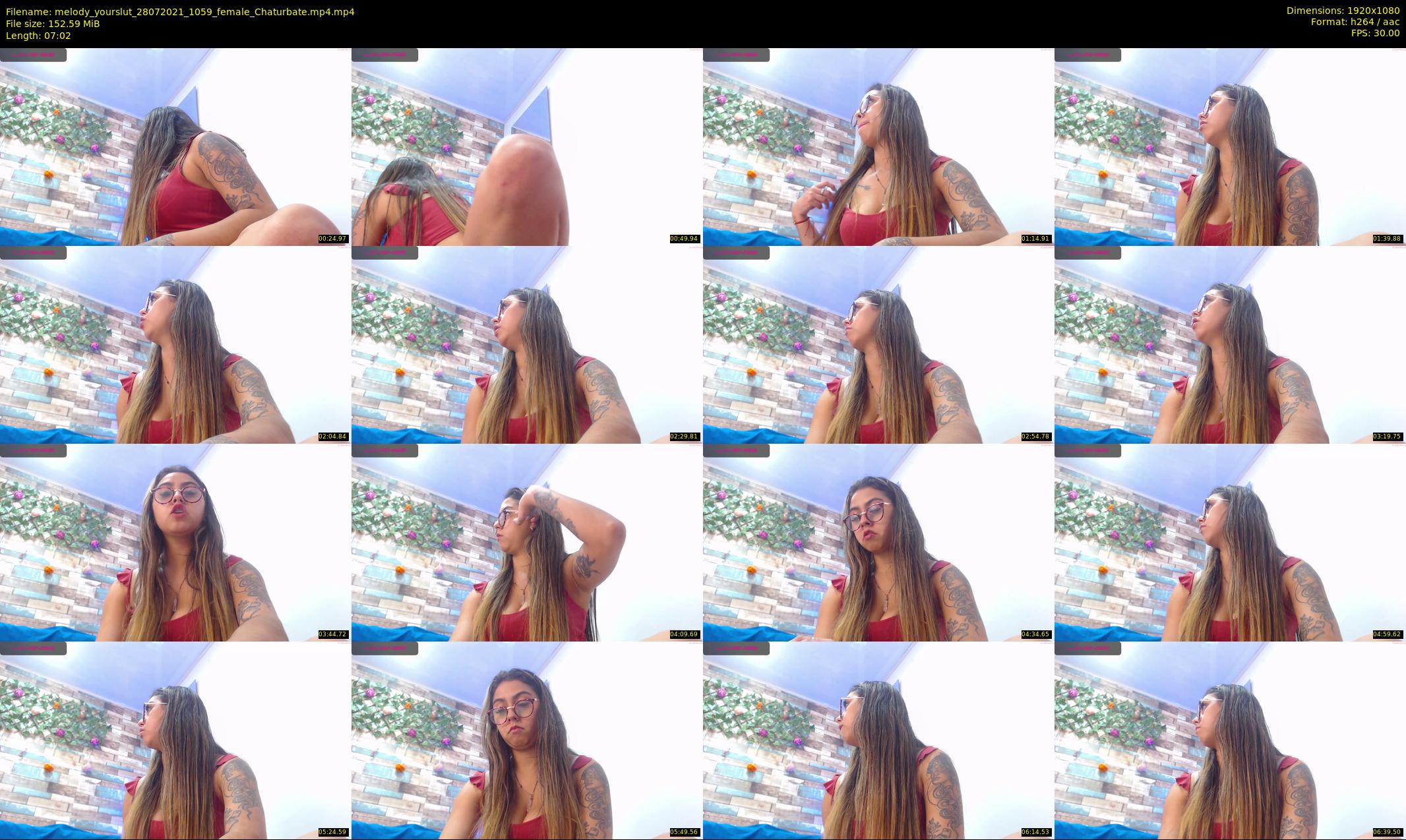 melody_yourslut — 8 minute Chaturbate female cam show recording, 1080p, Jul 28, 2021