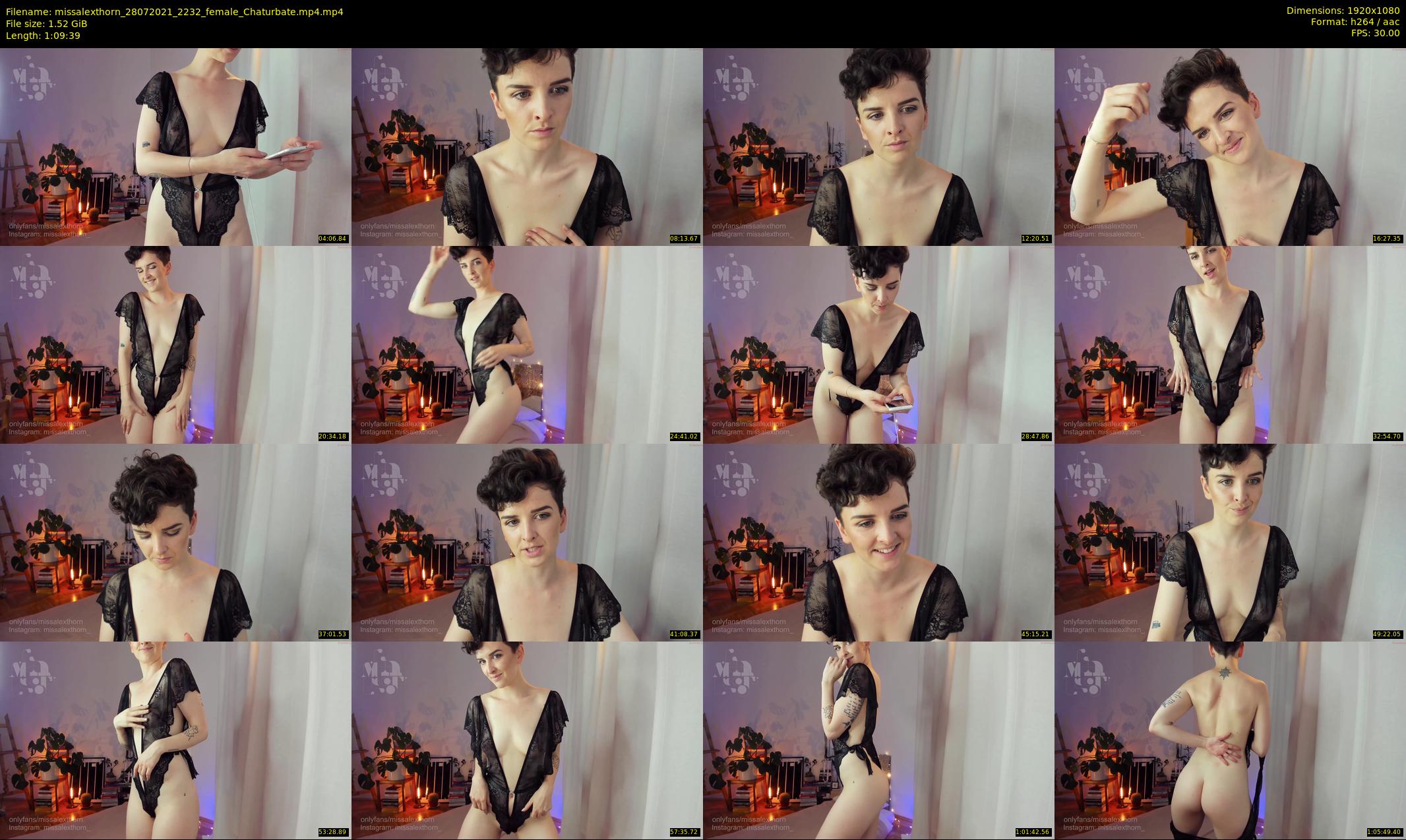 missalexthorn — 70 minute Chaturbate female cam show recording, 1080p, Jul 28, 2021