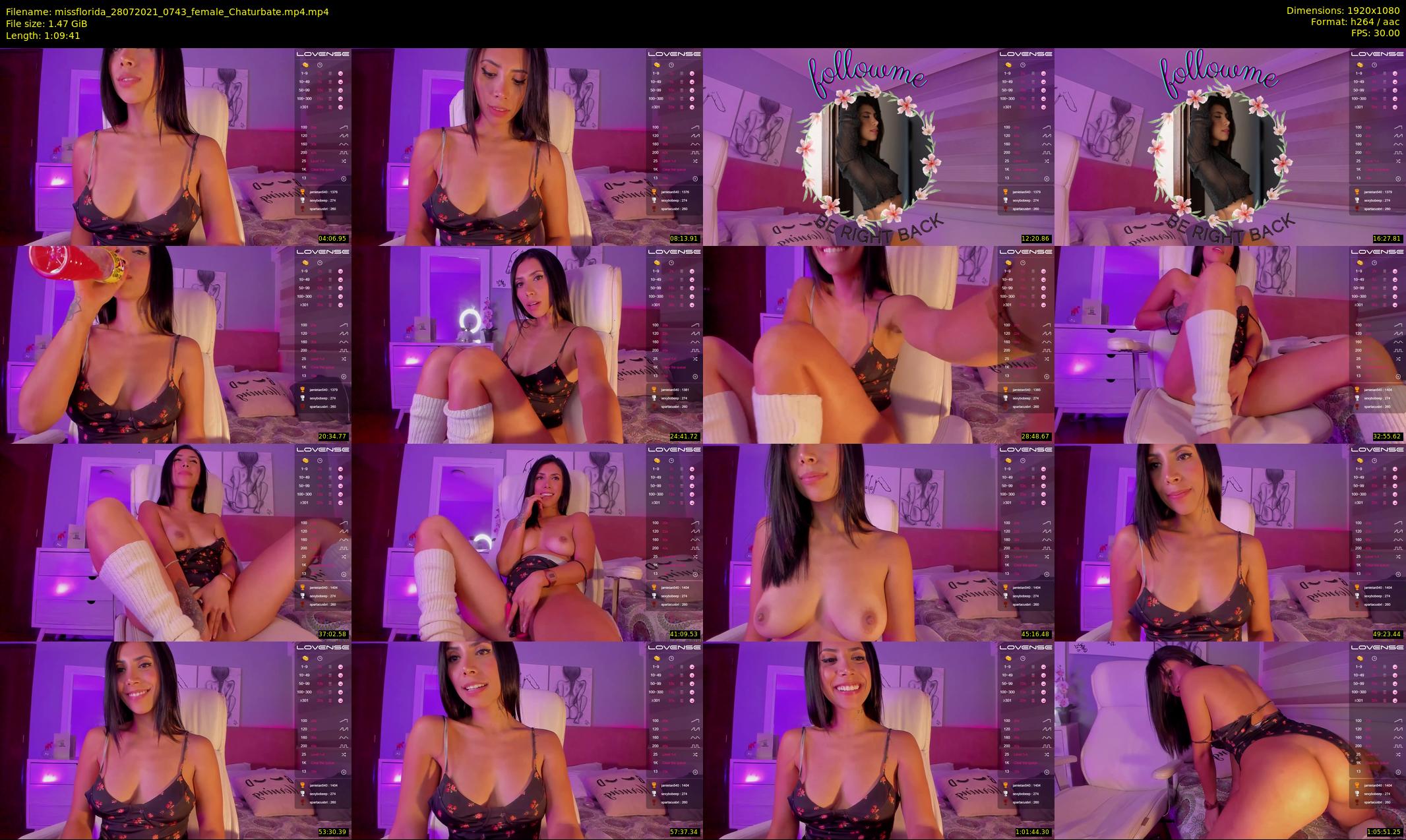 missflorida — 70 minute Chaturbate female cam show recording, 1080p, Jul 28, 2021