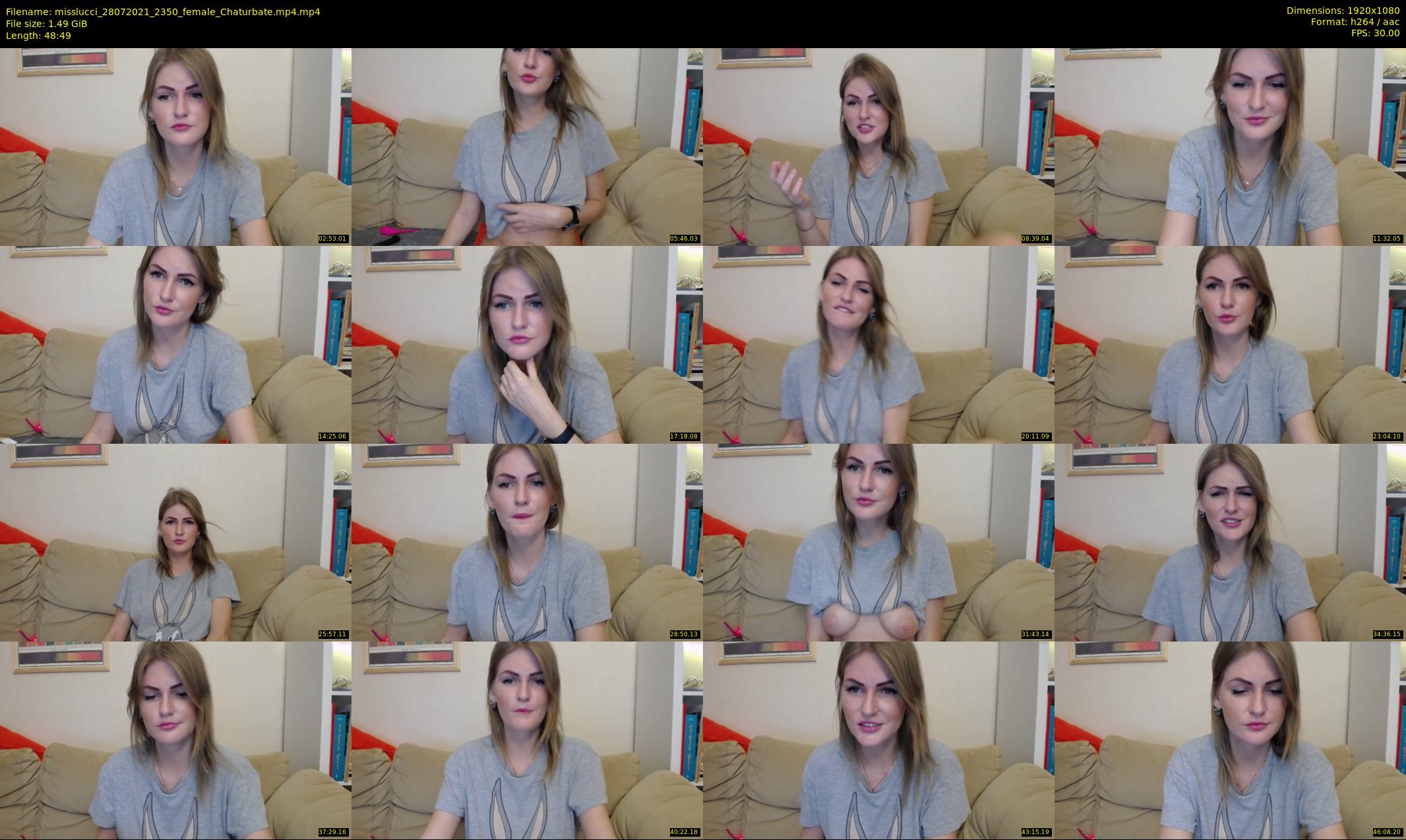 misslucci — 49 minute Chaturbate female cam show recording, 1080p, Jul 28, 2021