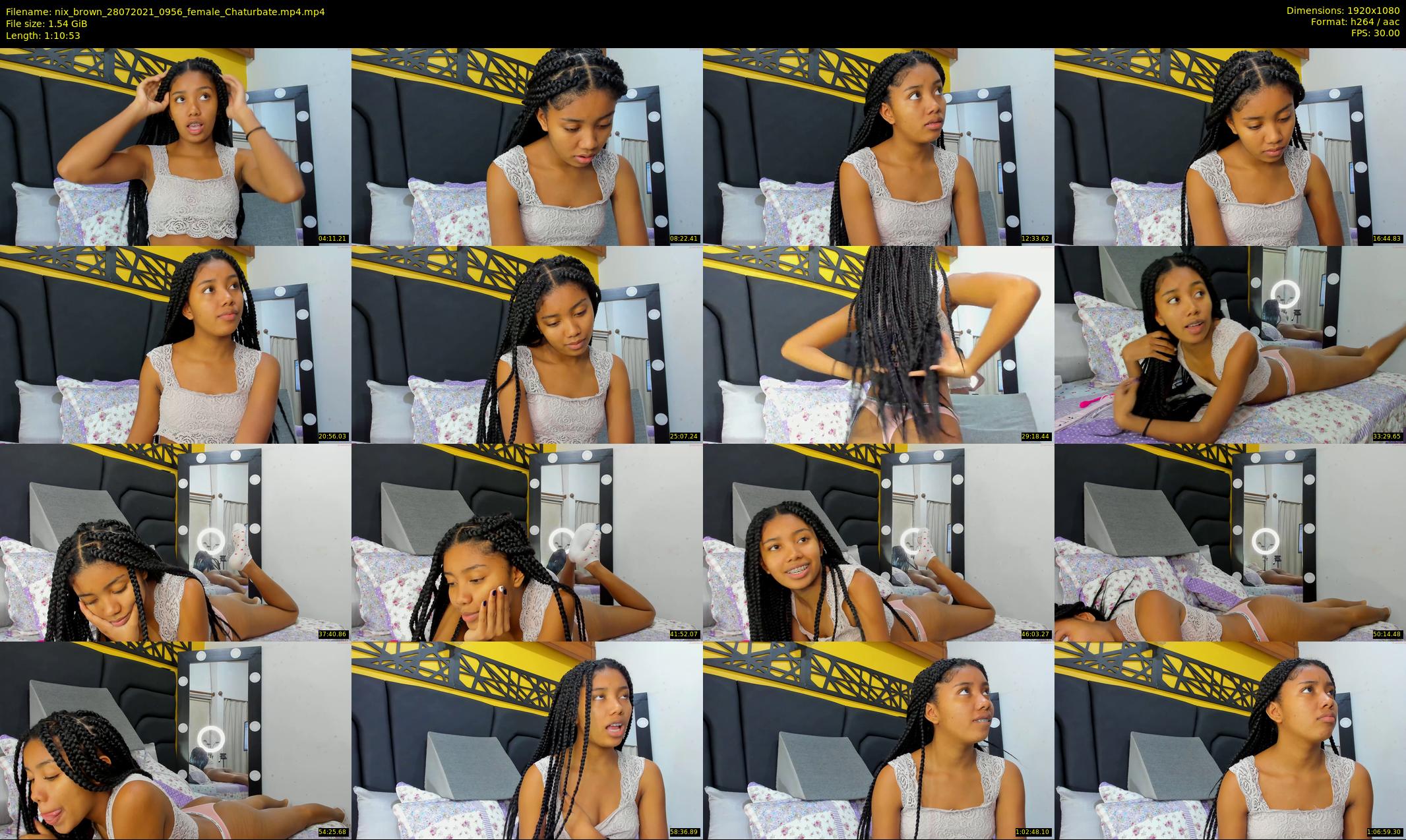 nix_brown — 71 minute Chaturbate female cam show recording, 1080p, Jul 28, 2021